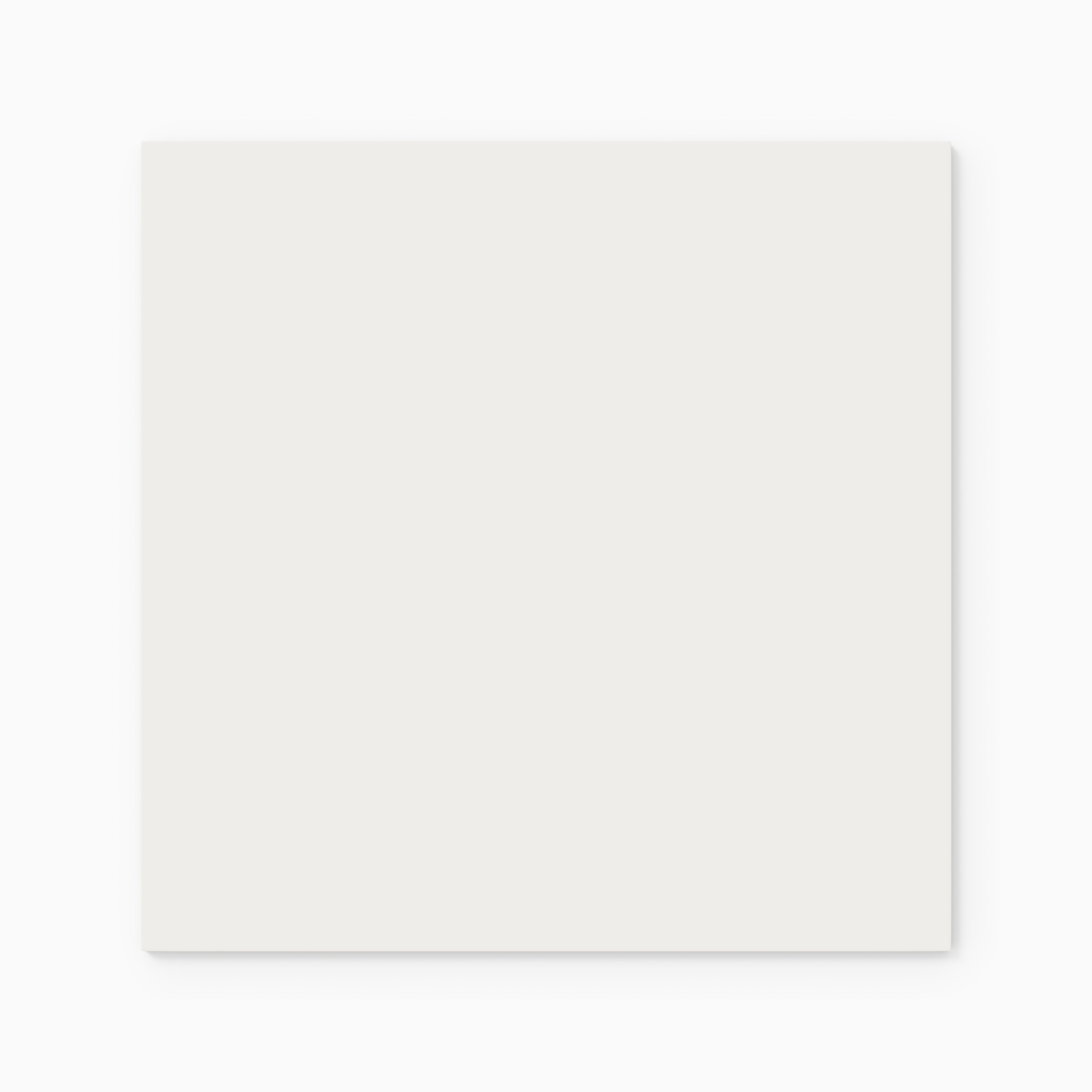 12x12 Natural Press Ceramic Tile in Flake White Matte