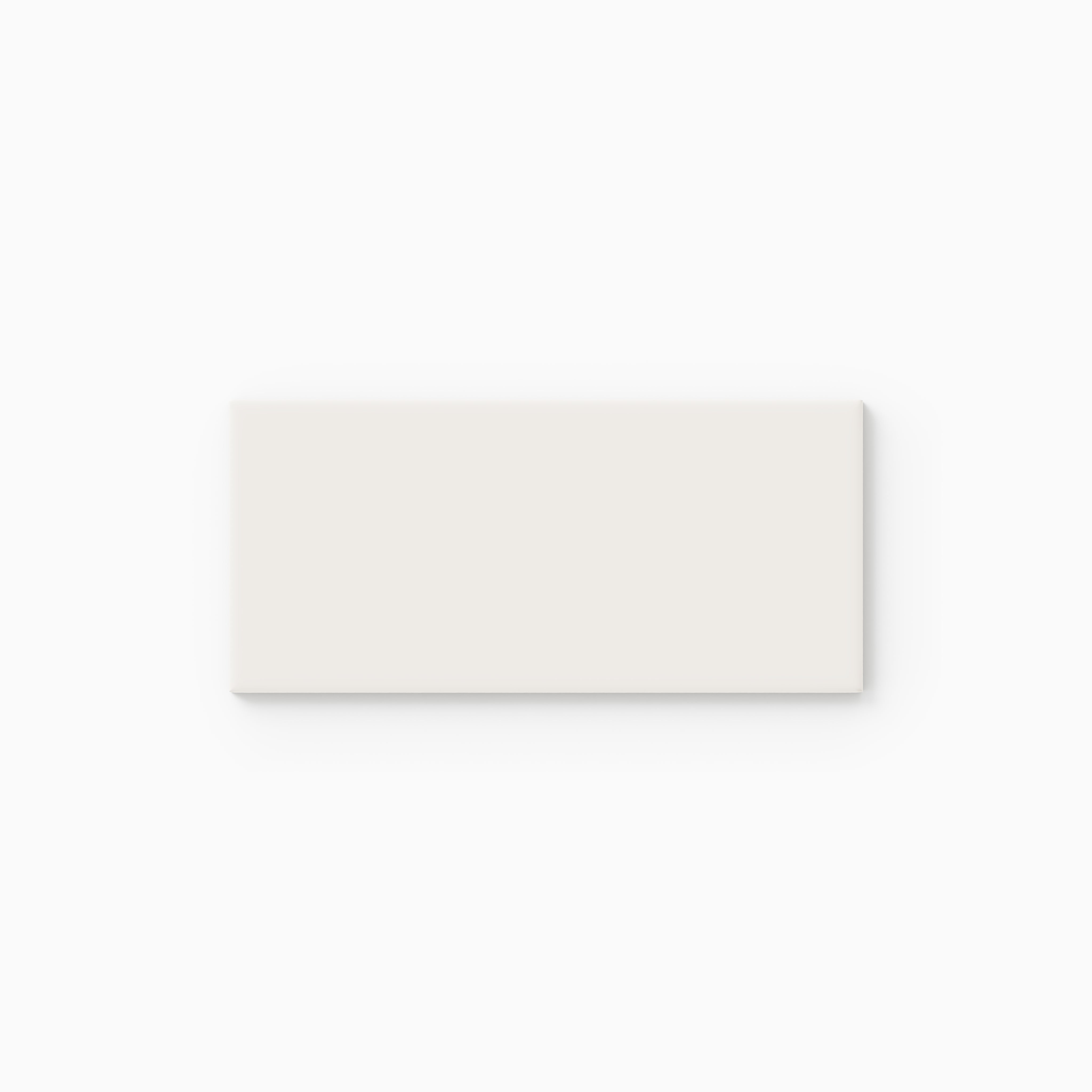 3x6 Natural Press Ceramic Tile in Flake White Matte