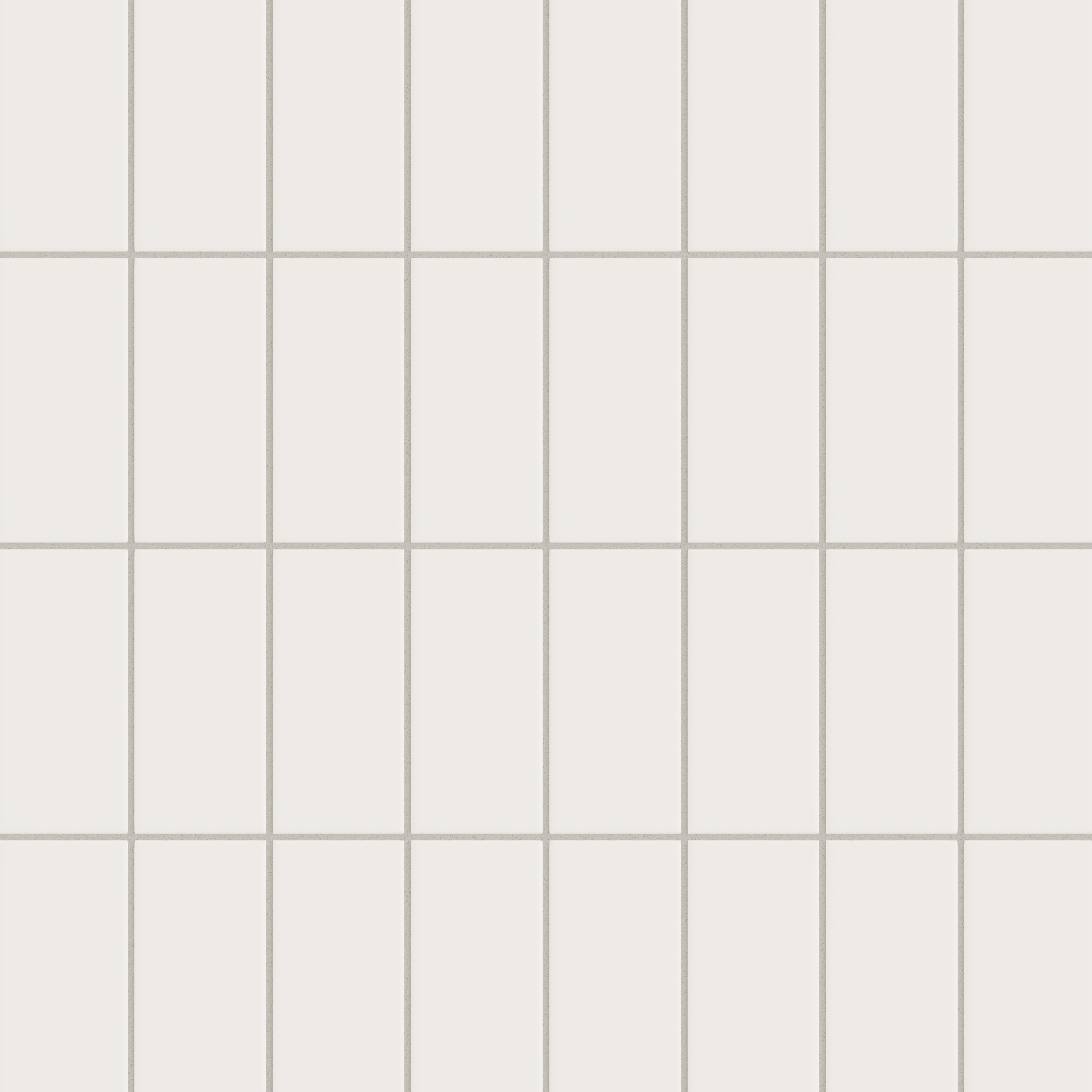 3x6 Natural Press Ceramic Tile in Flake White Matte