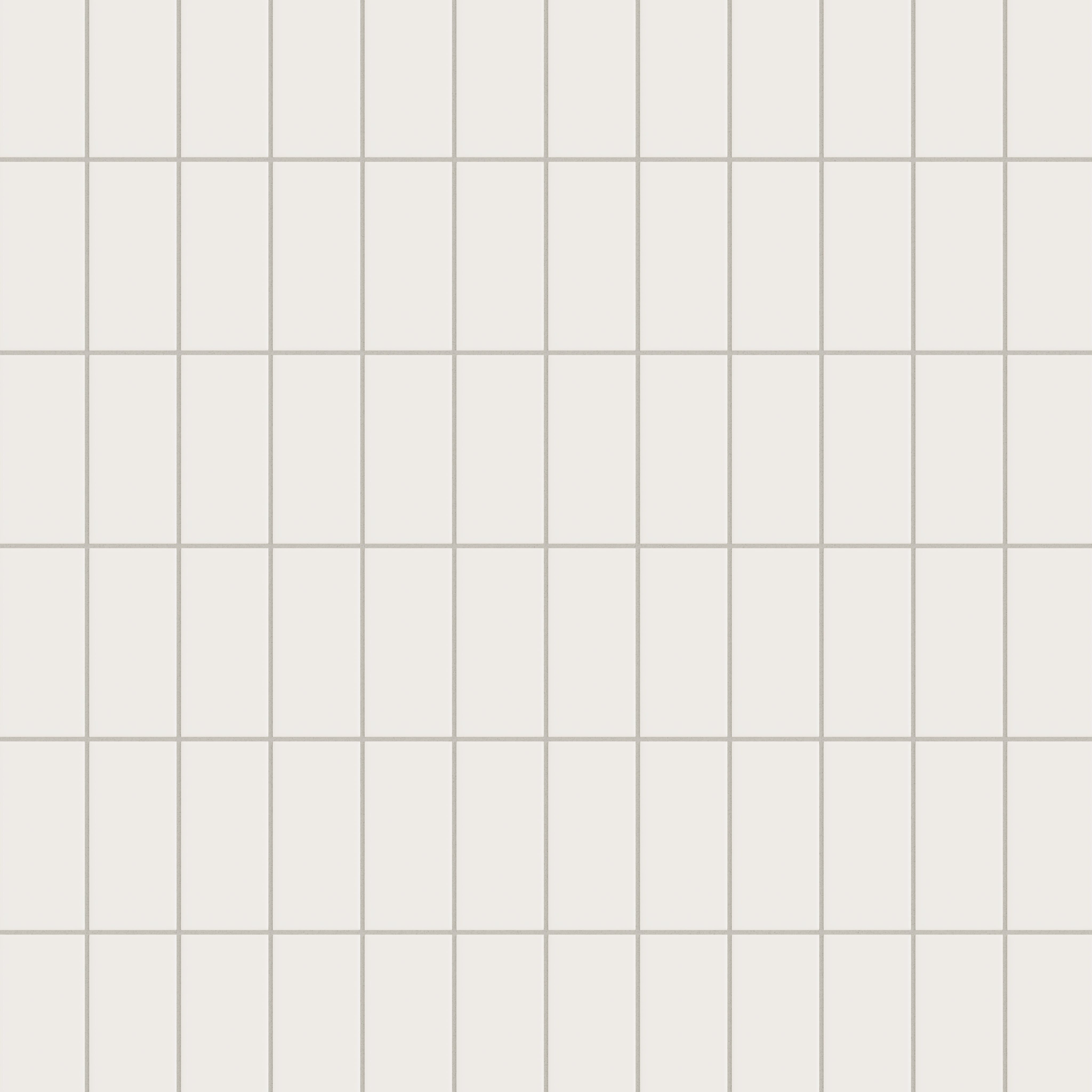 3x6 Natural Press Ceramic Tile in Flake White Matte