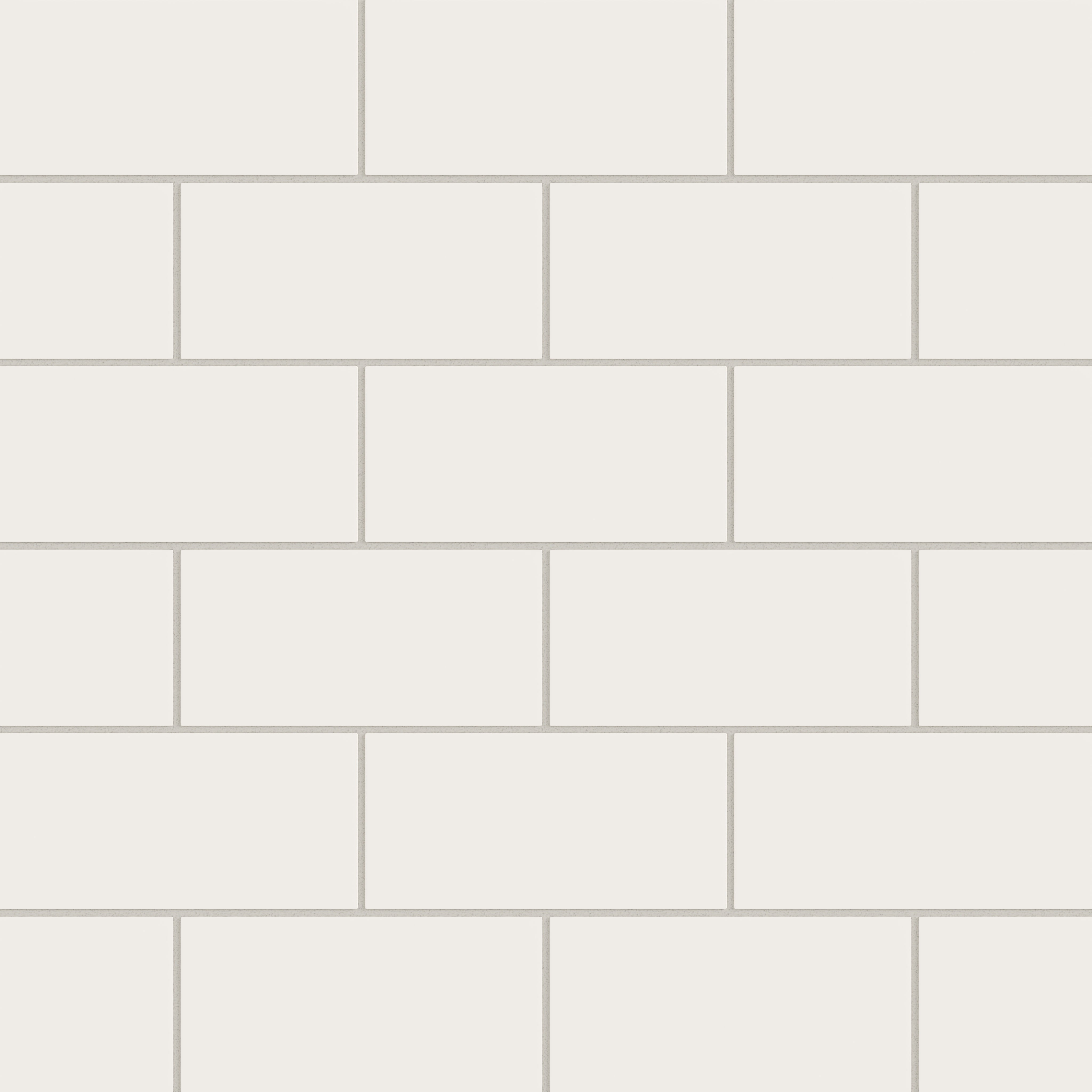 4x8 Natural Press Ceramic Tile in Flake White Matte
