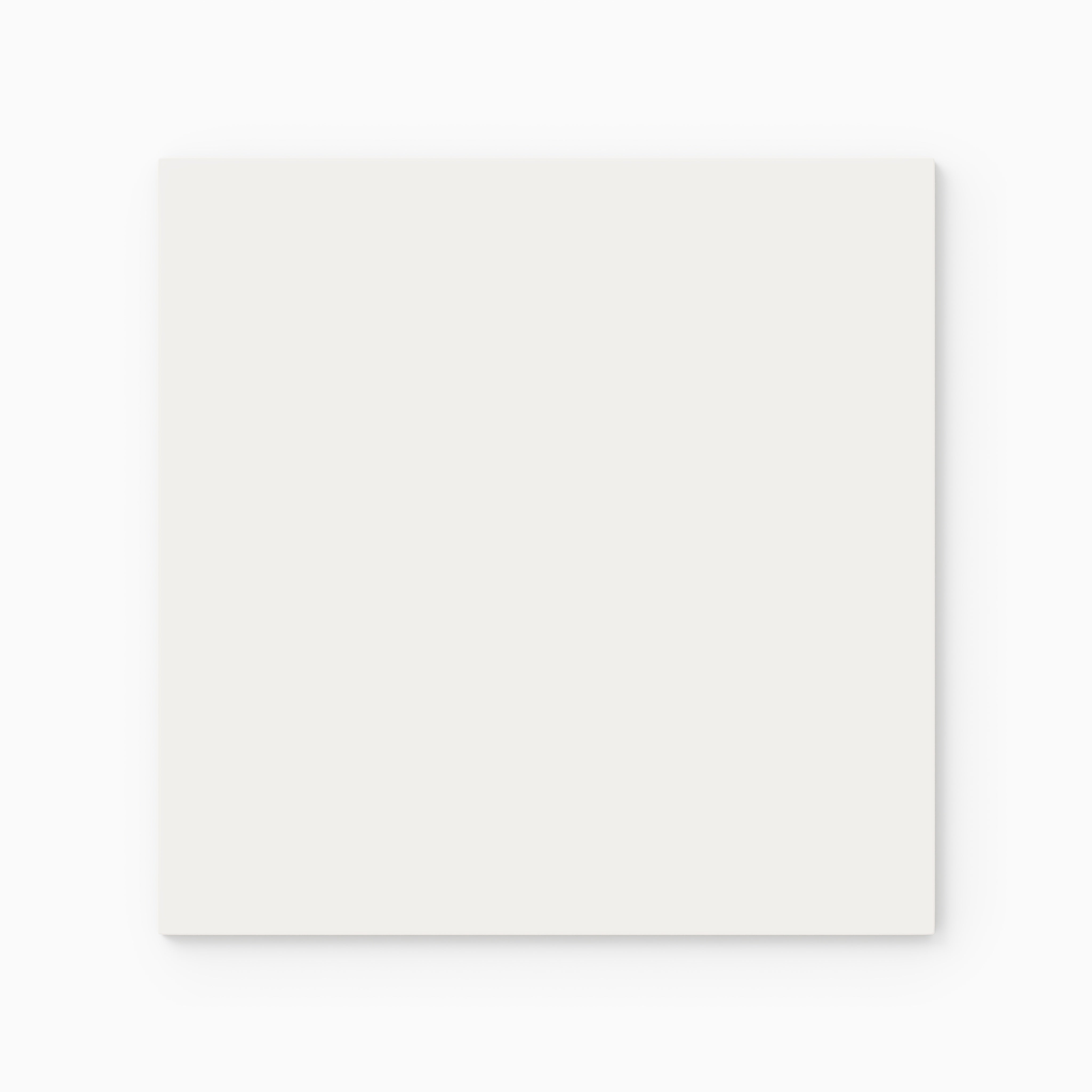 8x8 Natural Press Ceramic Tile in Flake White Matte