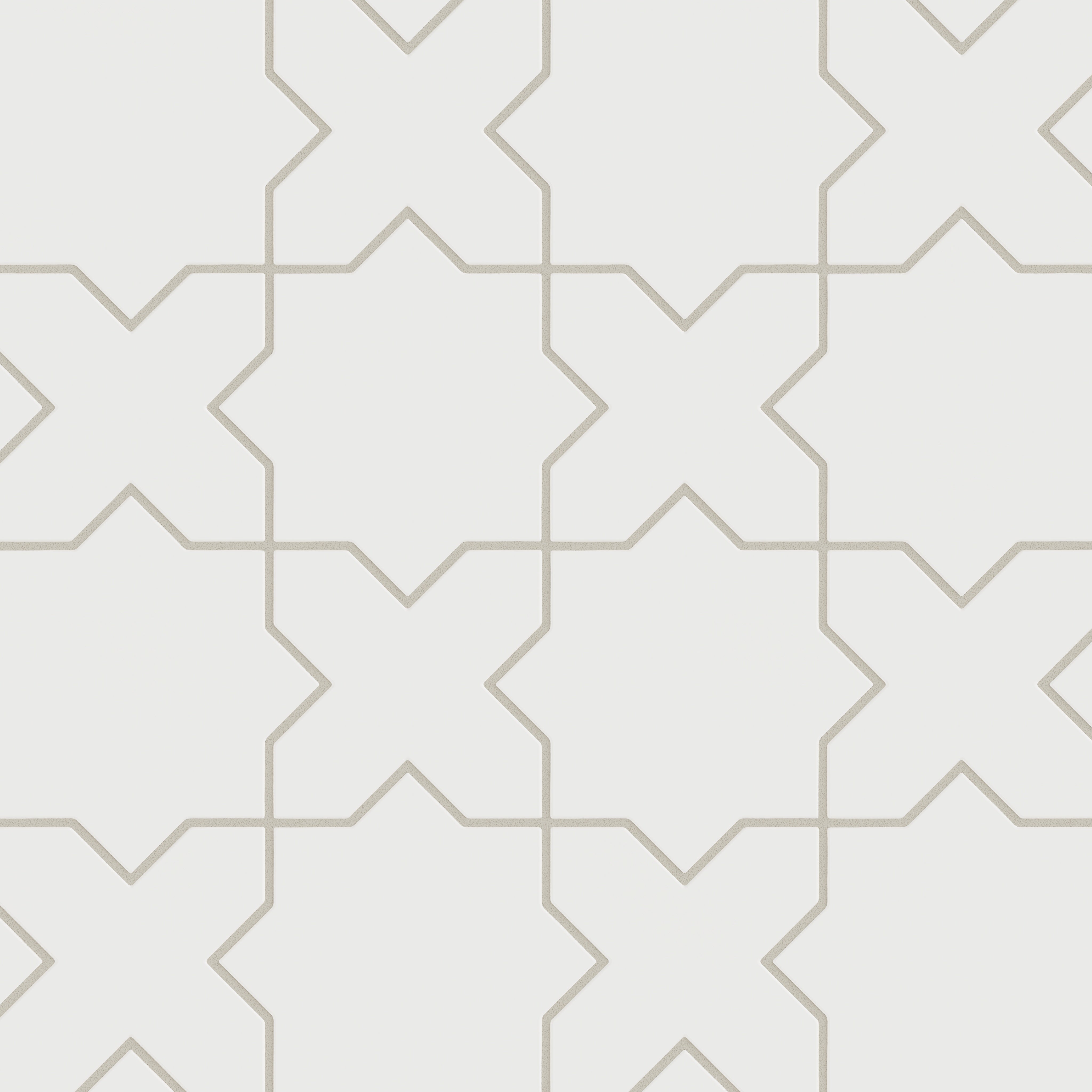 Star & Cross Original Ceramic Tile in Frost Matte