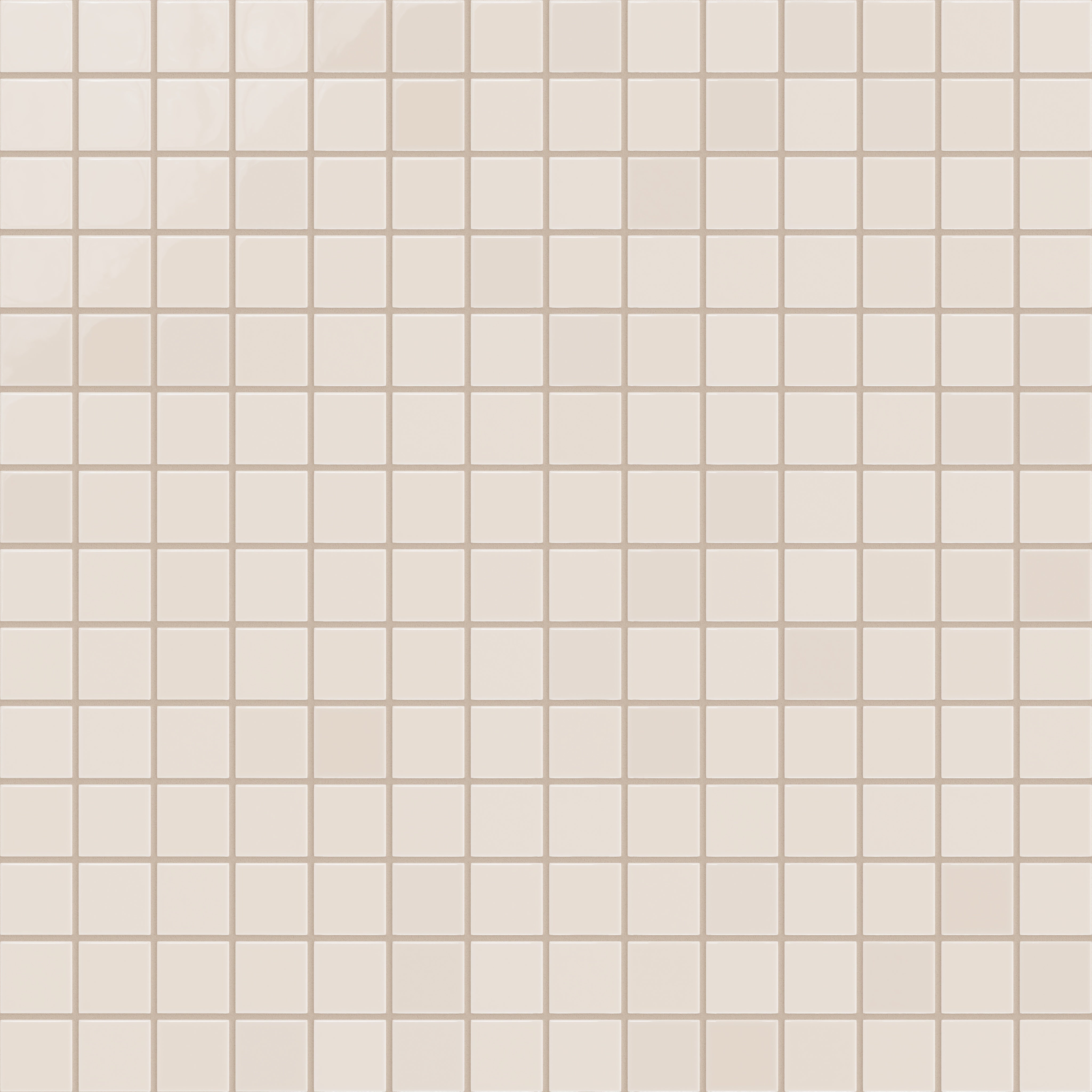 2x2 Straight Set Sheeted Natural Press Ceramic Mosaic Tile in Full Sail Gloss