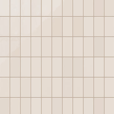 2x4 Straight Set Sheeted Natural Press Ceramic Mosaic Tile in Full Sail Gloss