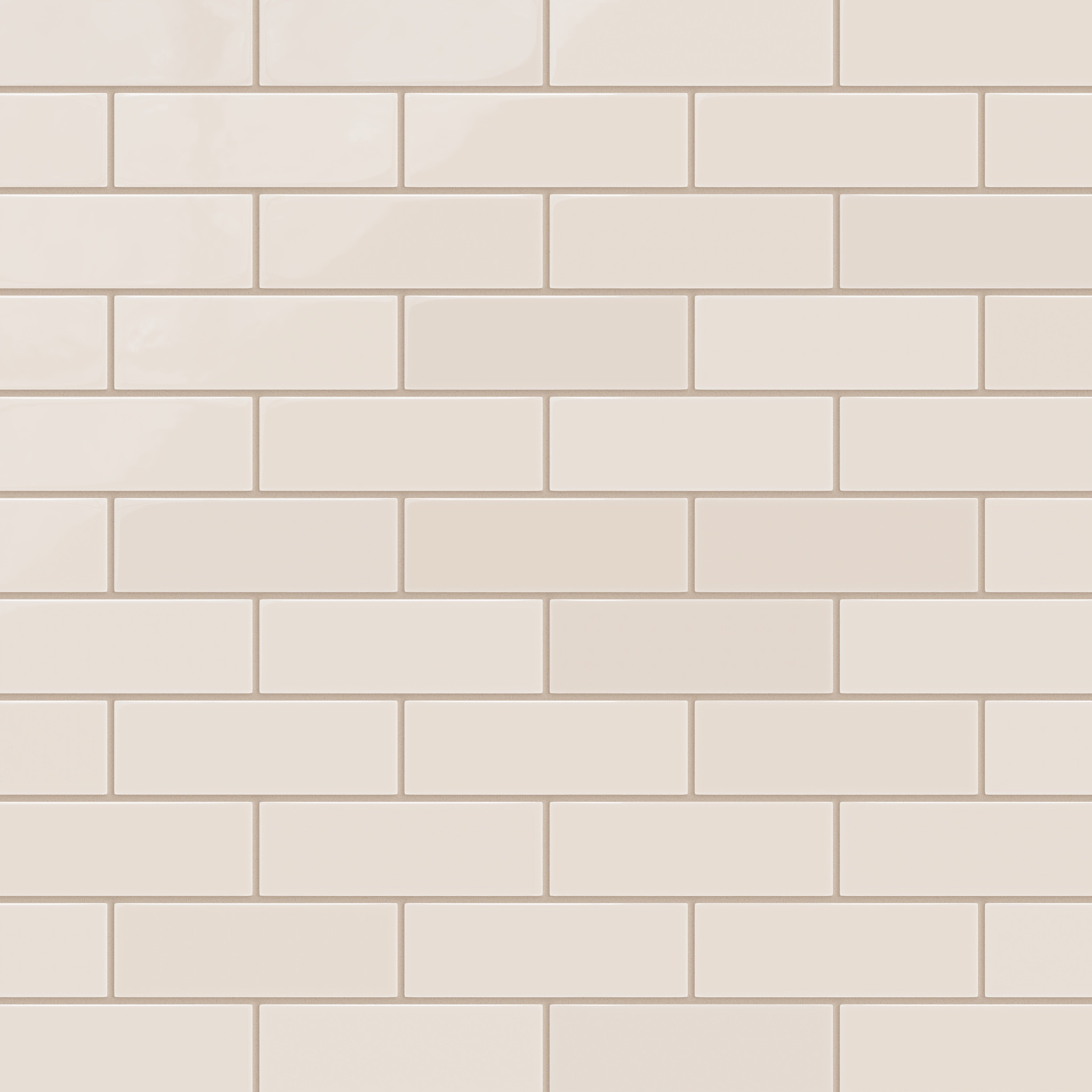 2x6 Natural Press Ceramic Tile in Full Sail Gloss