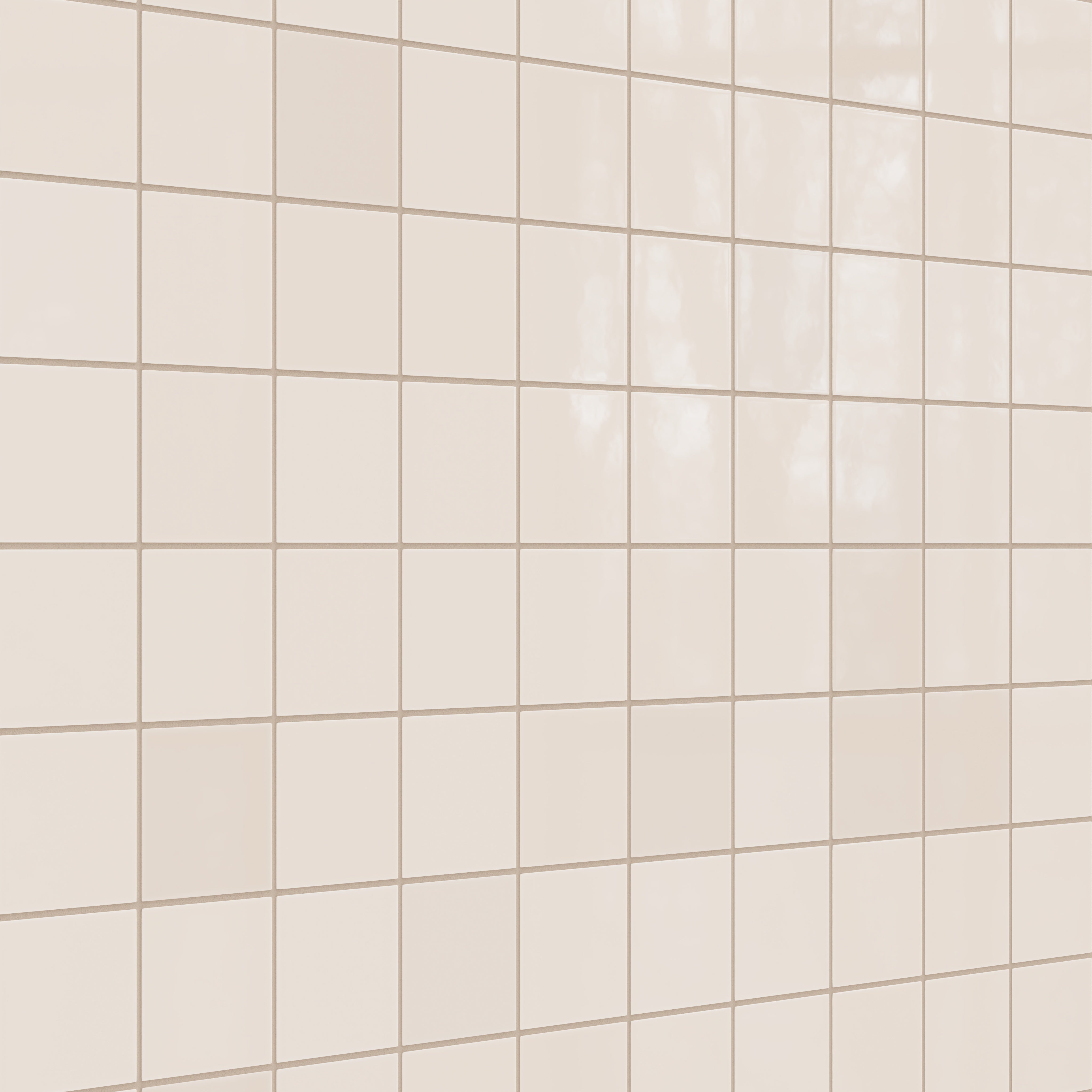 4x4 Natural Press Ceramic Tile in Full Sail Gloss