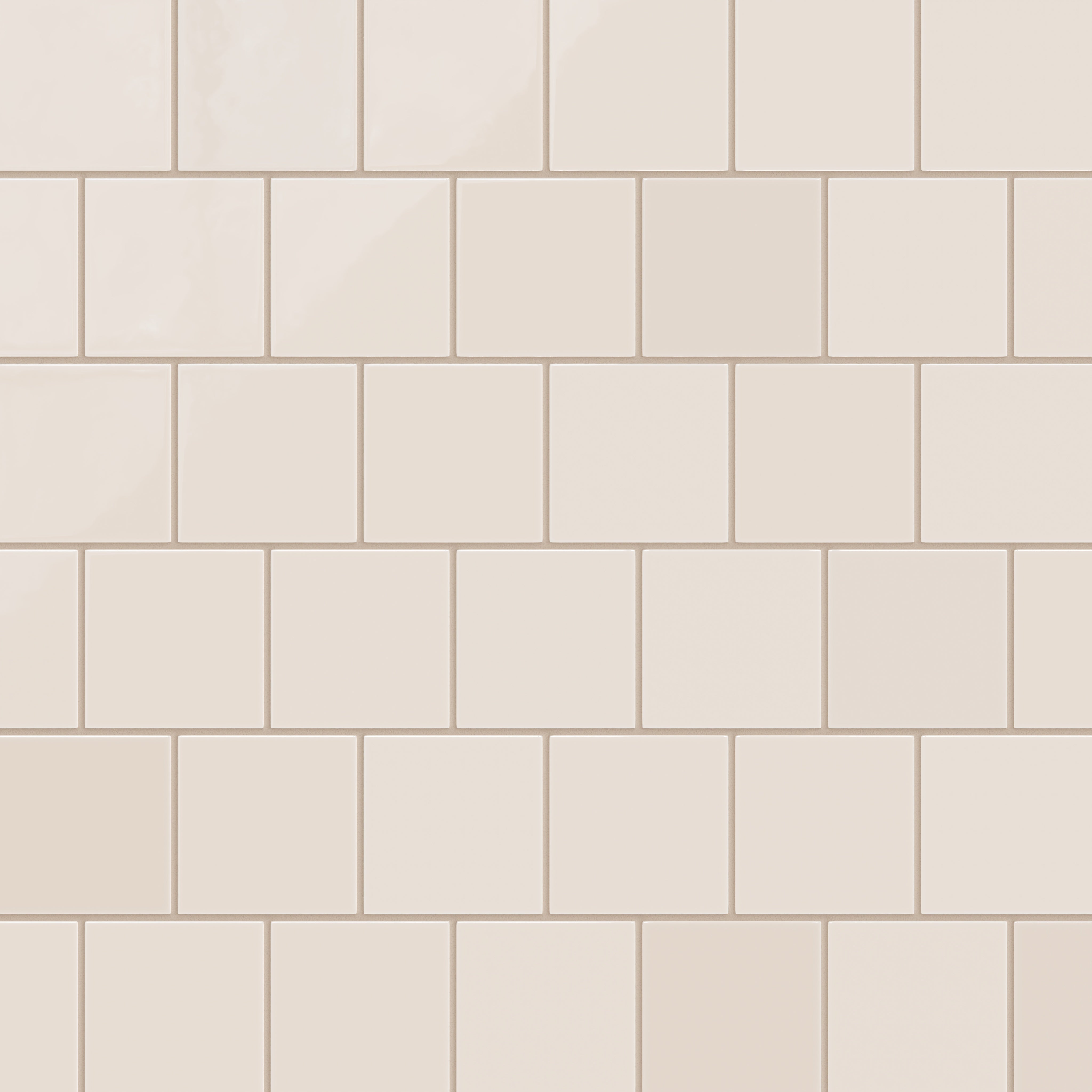 4x4 Natural Press Ceramic Tile in Full Sail Gloss