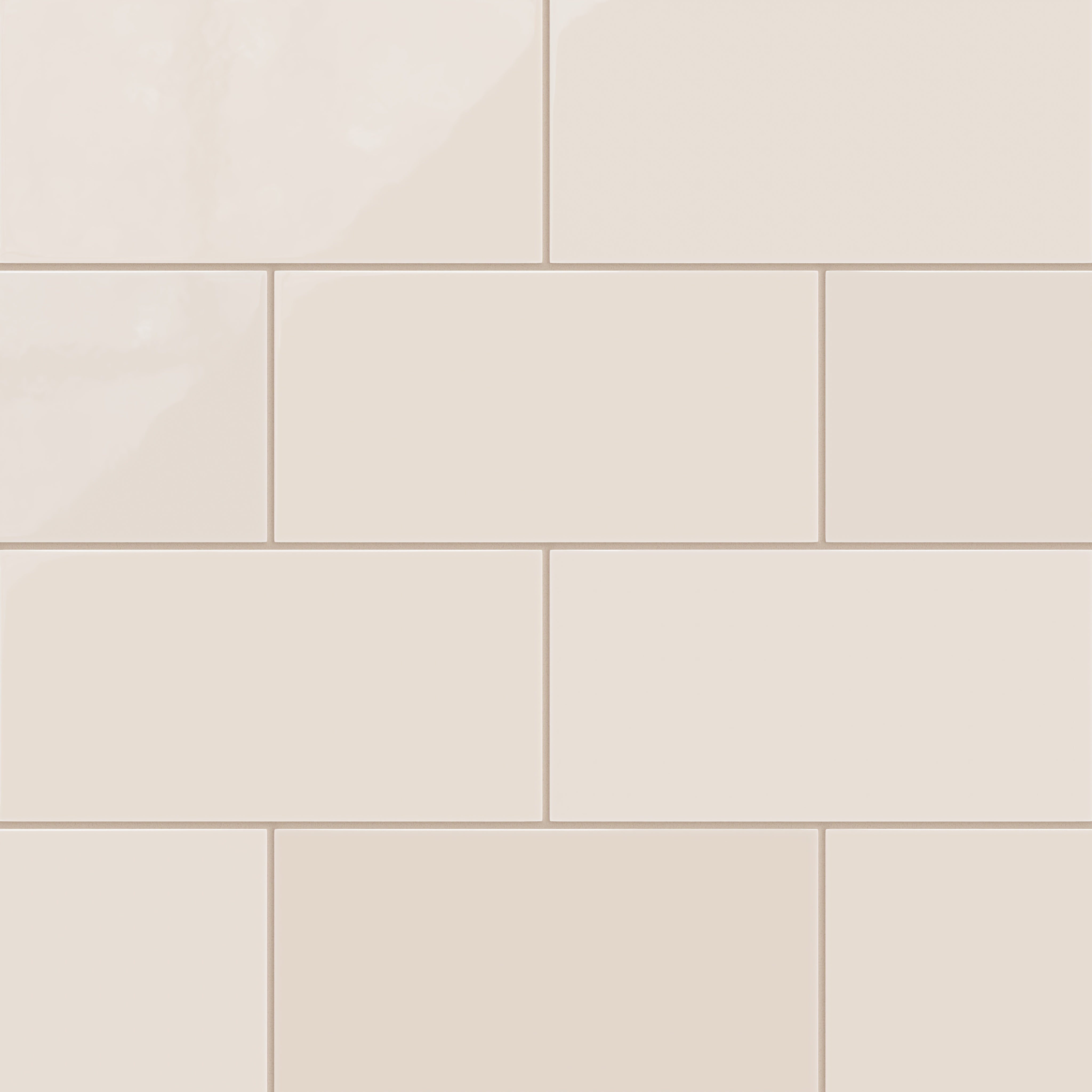 6x12 Natural Press Ceramic Tile in Full Sail Gloss