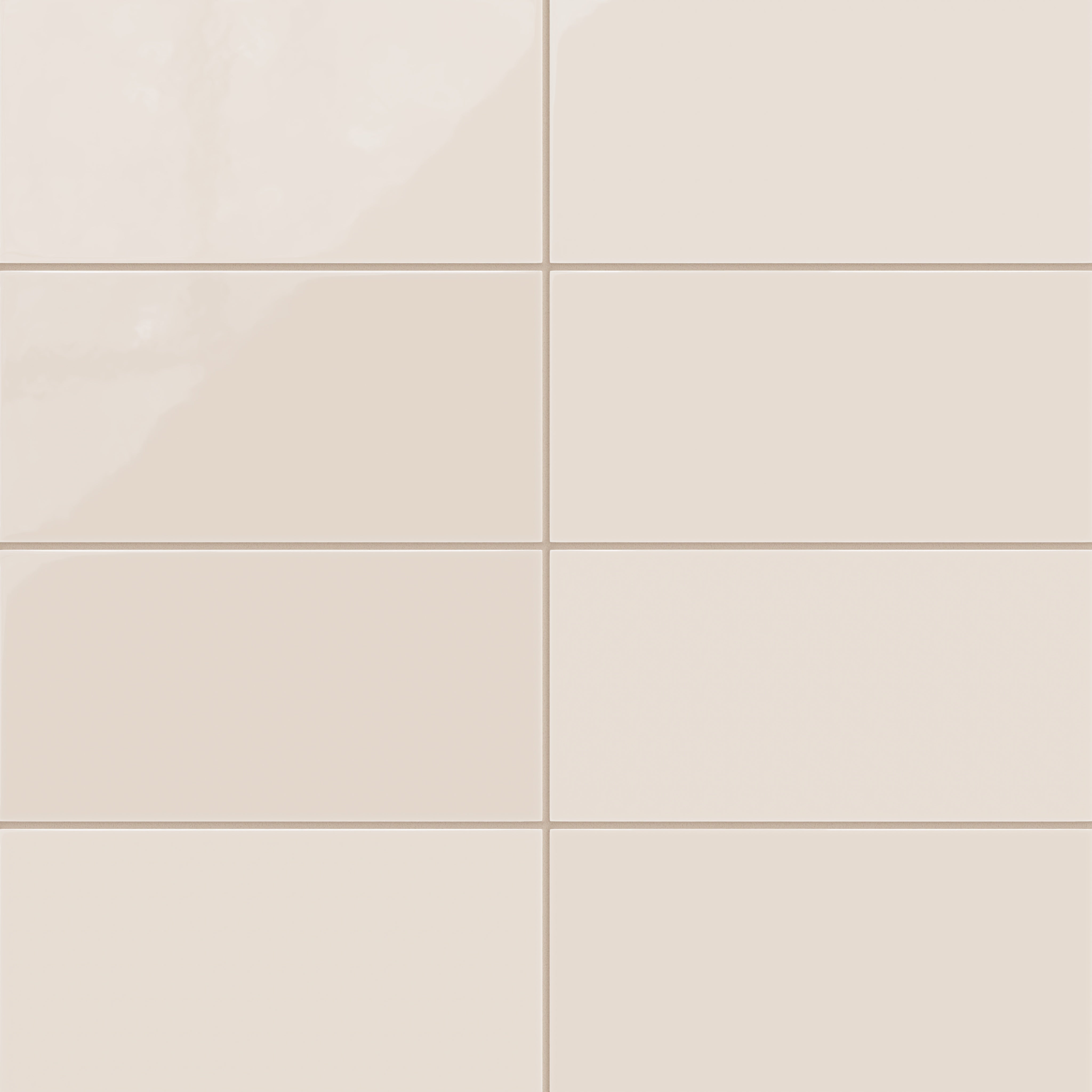 6x12 Natural Press Ceramic Tile in Full Sail Gloss