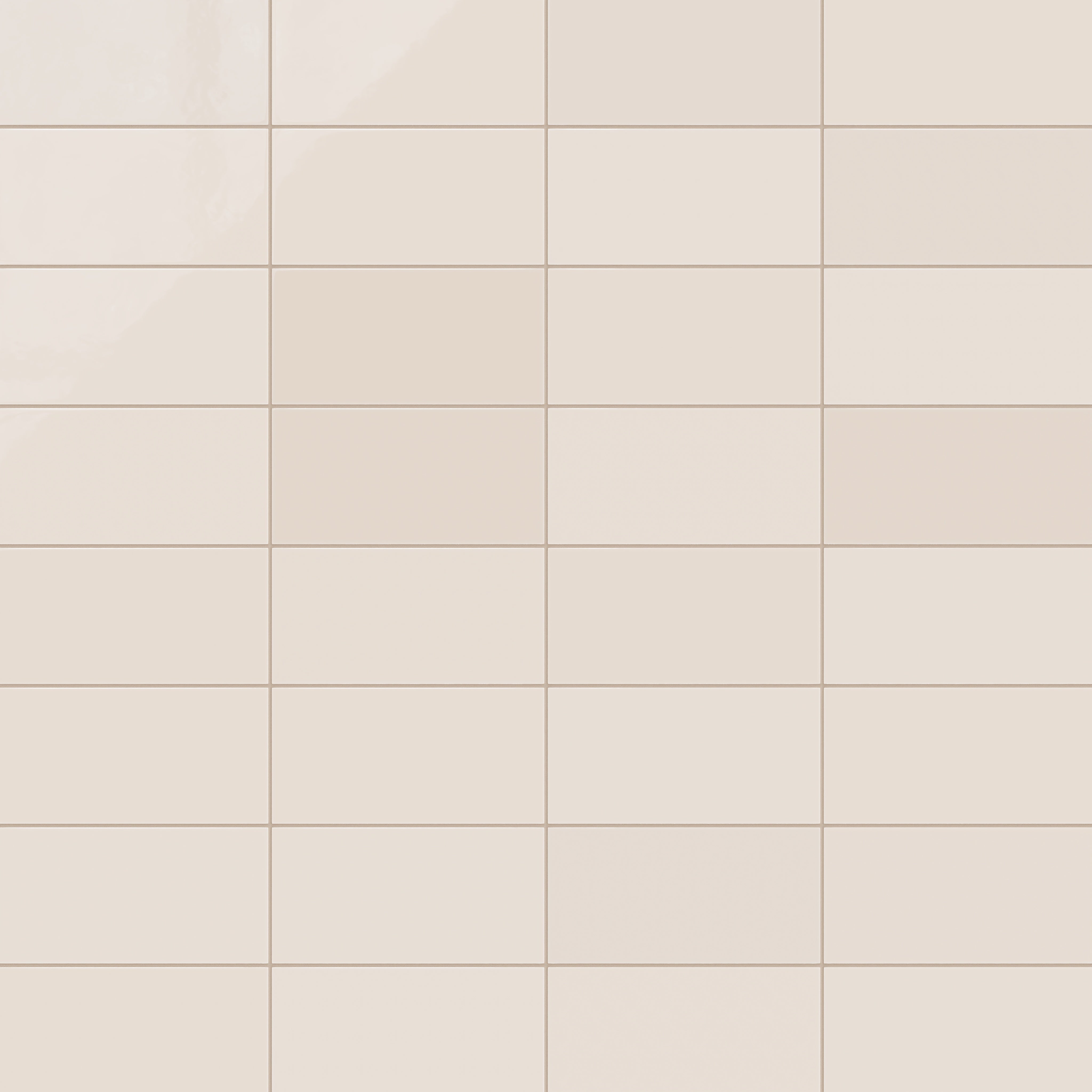 6x12 Natural Press Ceramic Tile in Full Sail Gloss