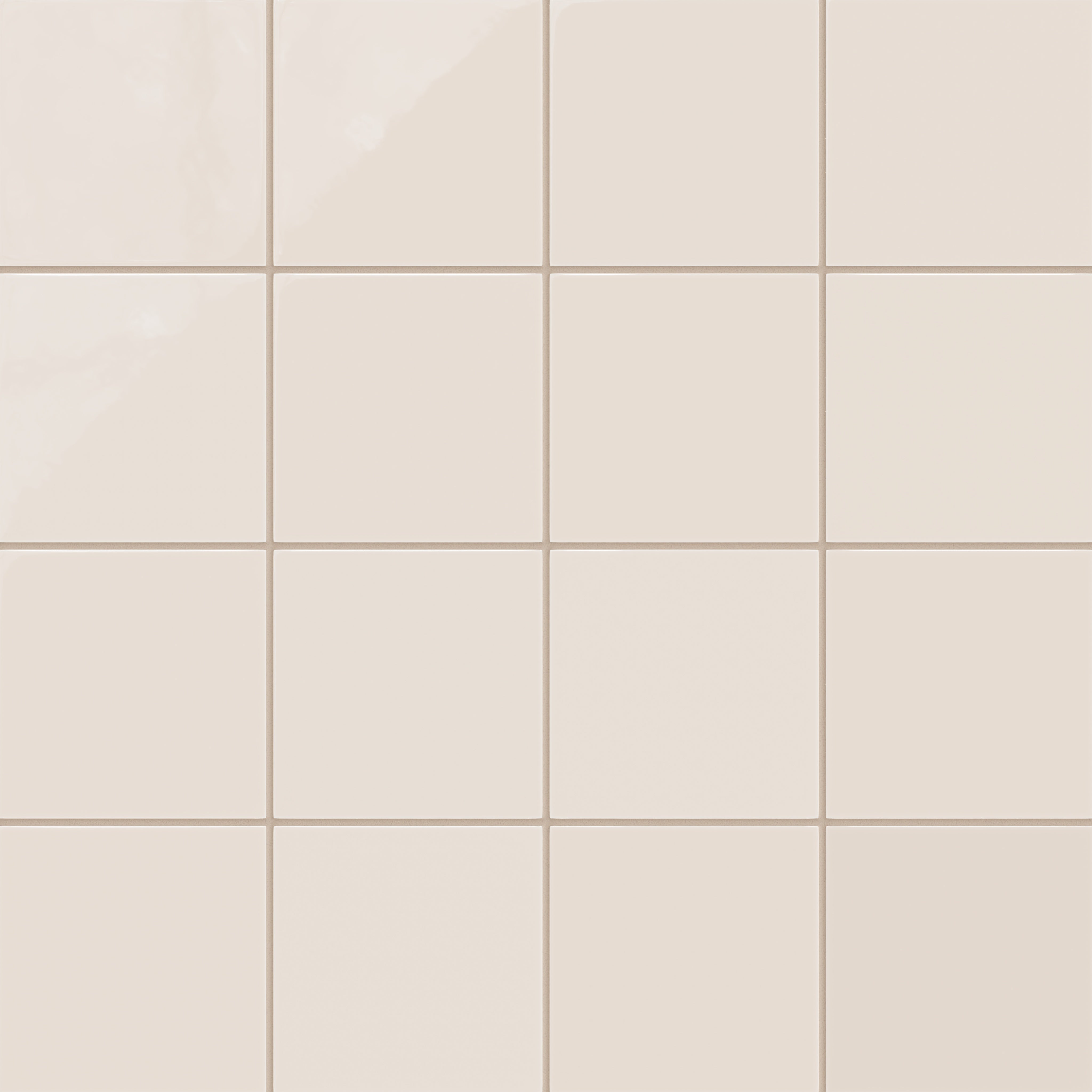 6x6 Natural Press Ceramic Tile in Full Sail Gloss