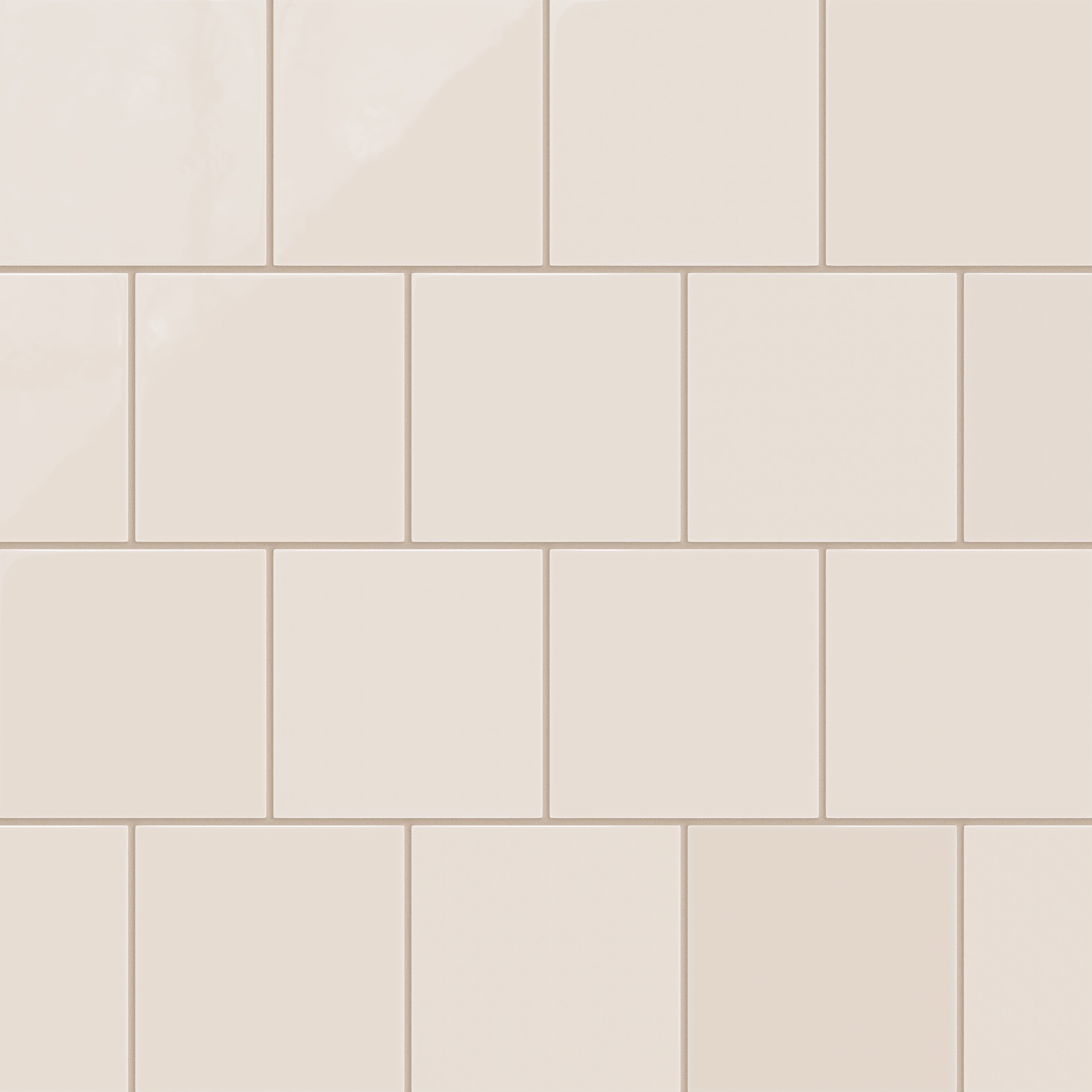 6x6 Natural Press Ceramic Tile in Full Sail Gloss