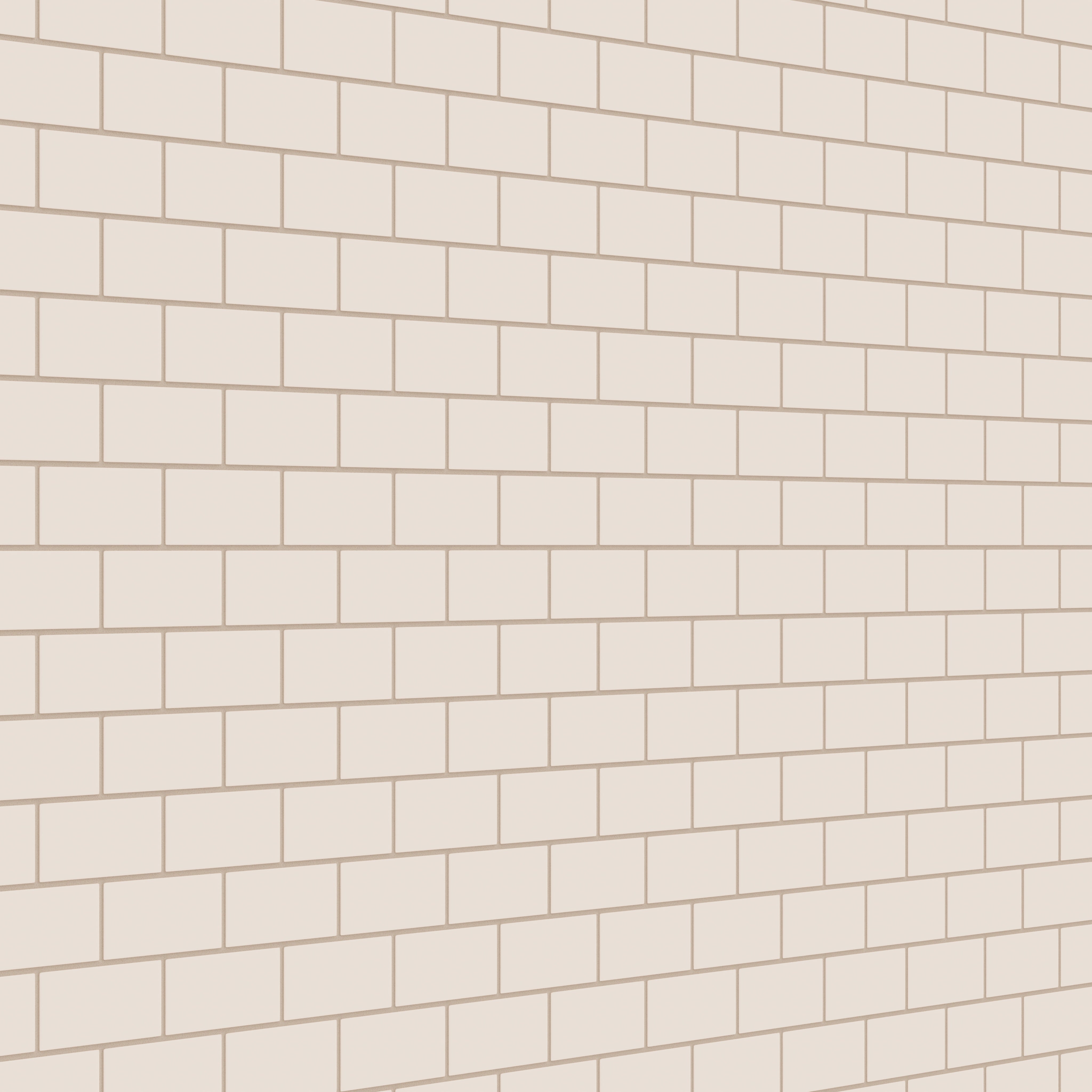 2x4 Half Offset Sheeted Natural Press Ceramic Mosaic Tile in Full Sail Matte
