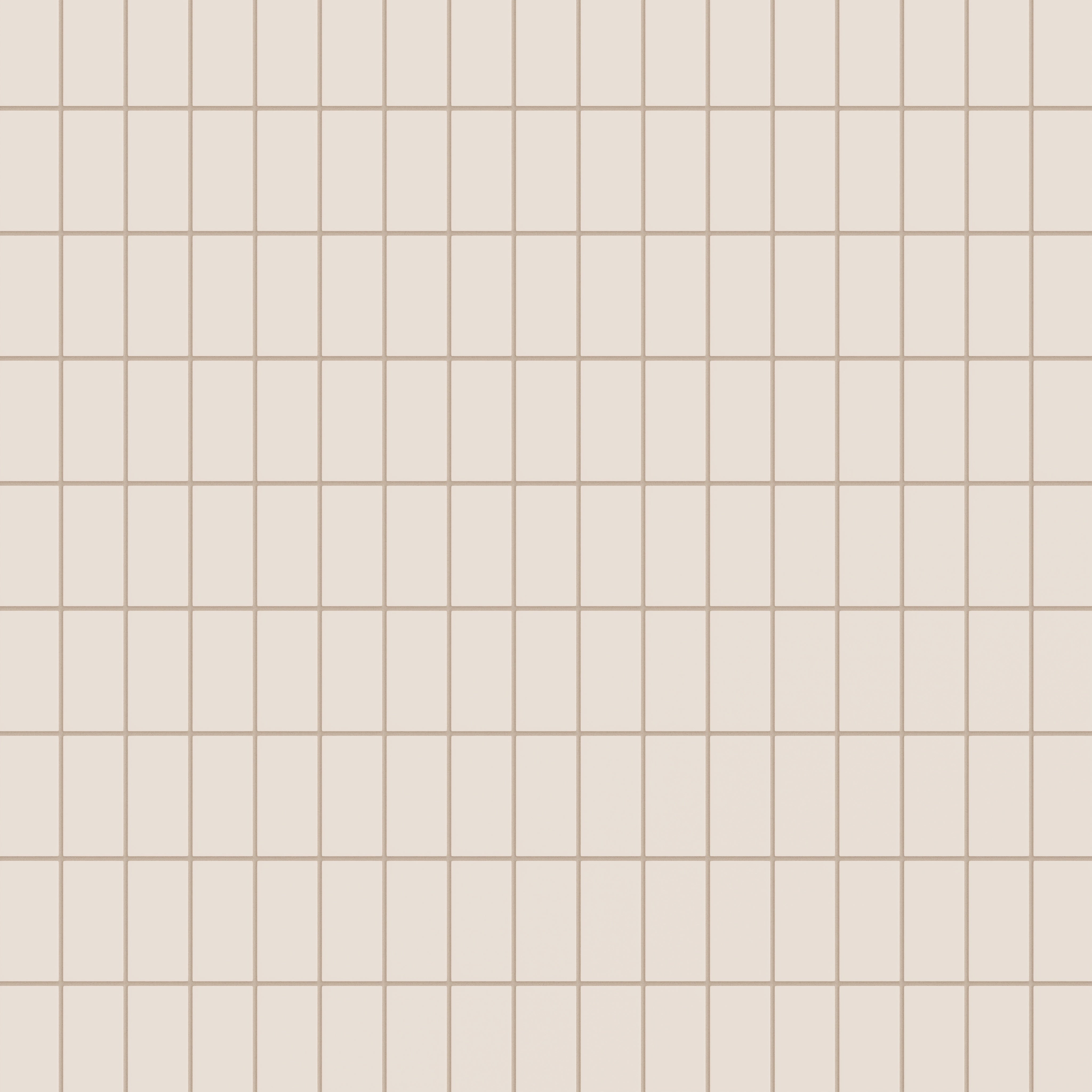 2x4 Straight Set Sheeted Natural Press Ceramic Mosaic Tile in Full Sail Matte