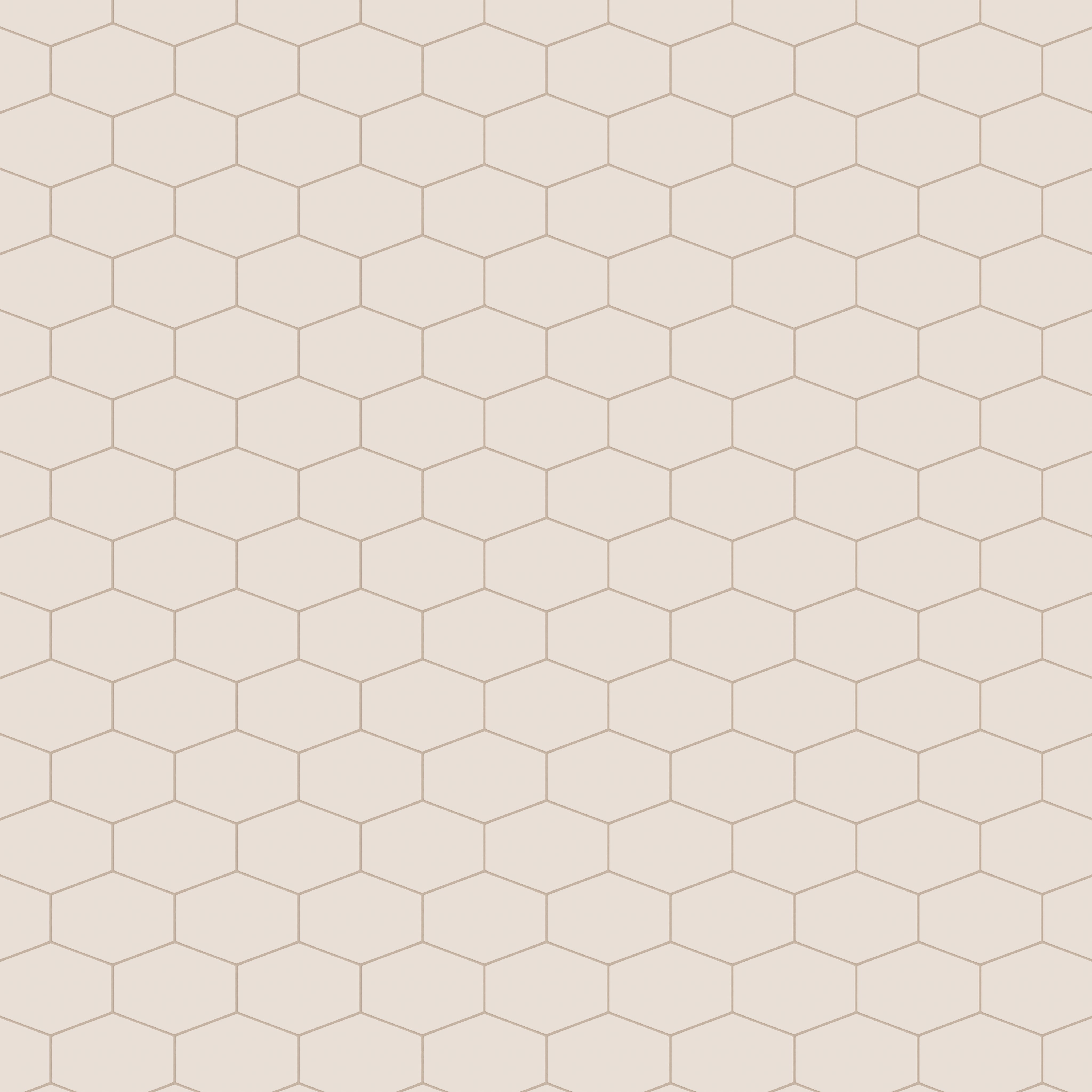 Elongated Hexagon Natural Press Ceramic Tile in Full Sail Matte