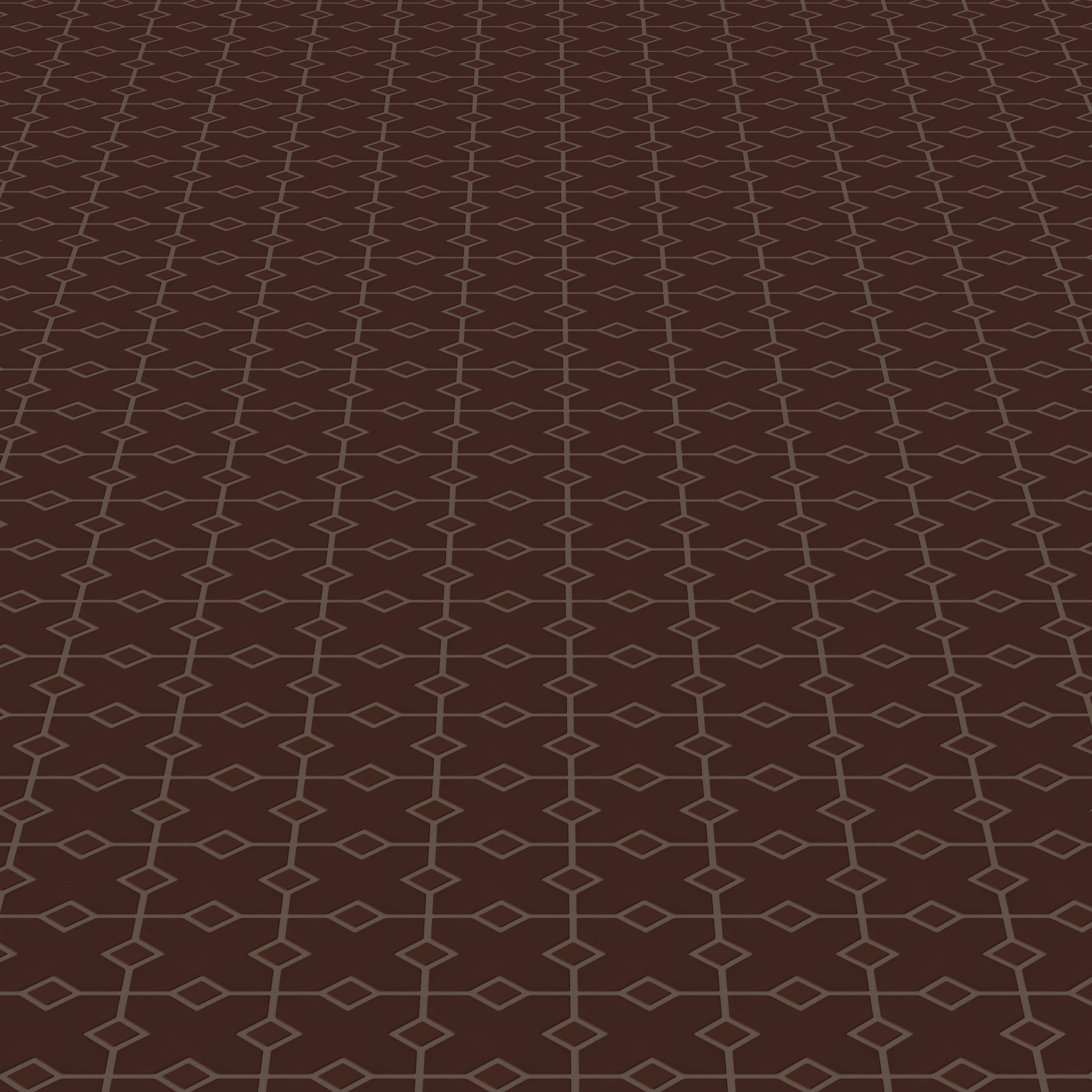 Hacienda Sheeted Original Ceramic Tile in Garnet Matte