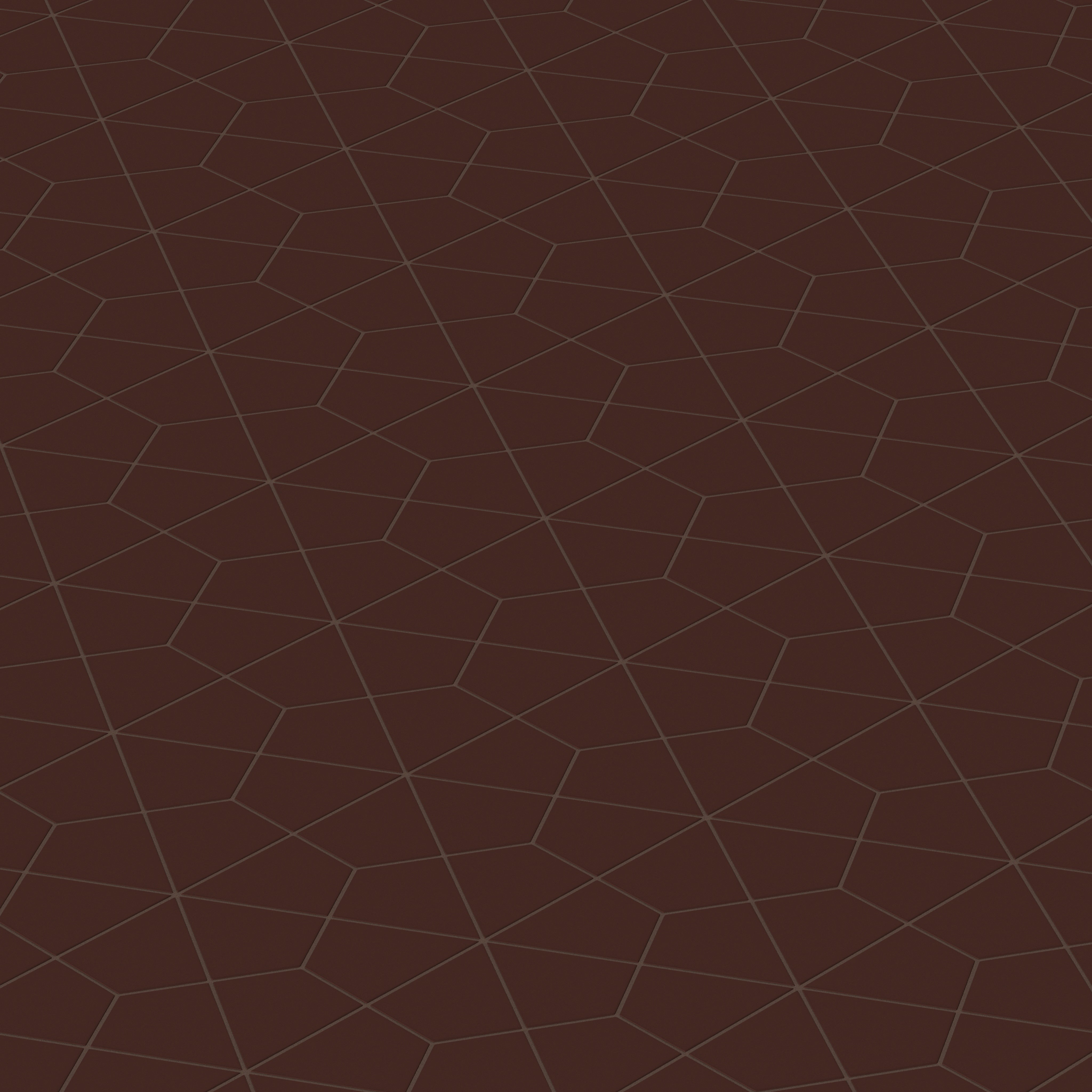 Hexite Original Ceramic Tile in Garnet Matte