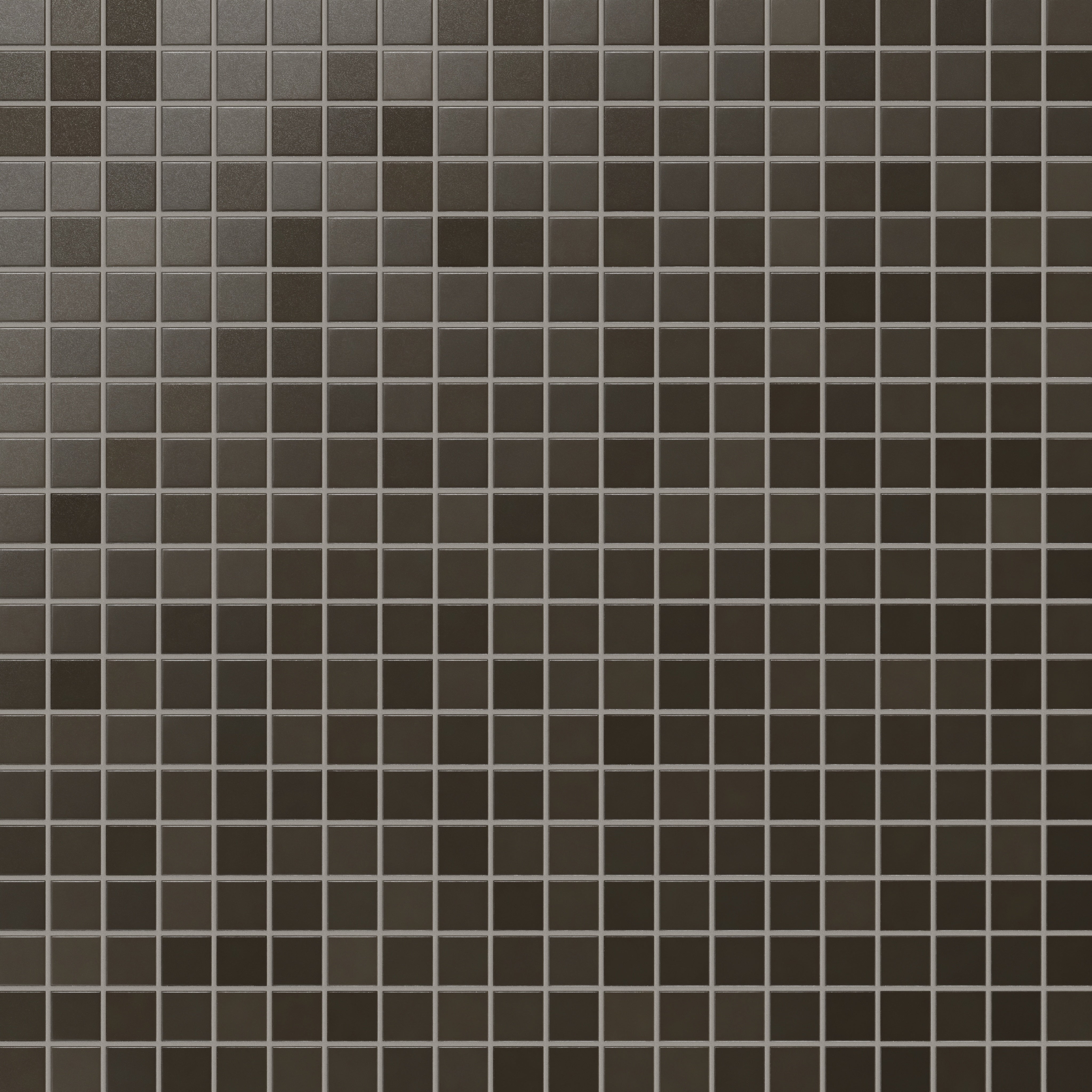 2x2 Straight Set Sheeted Original Ceramic Mosaic Tile in Graphite