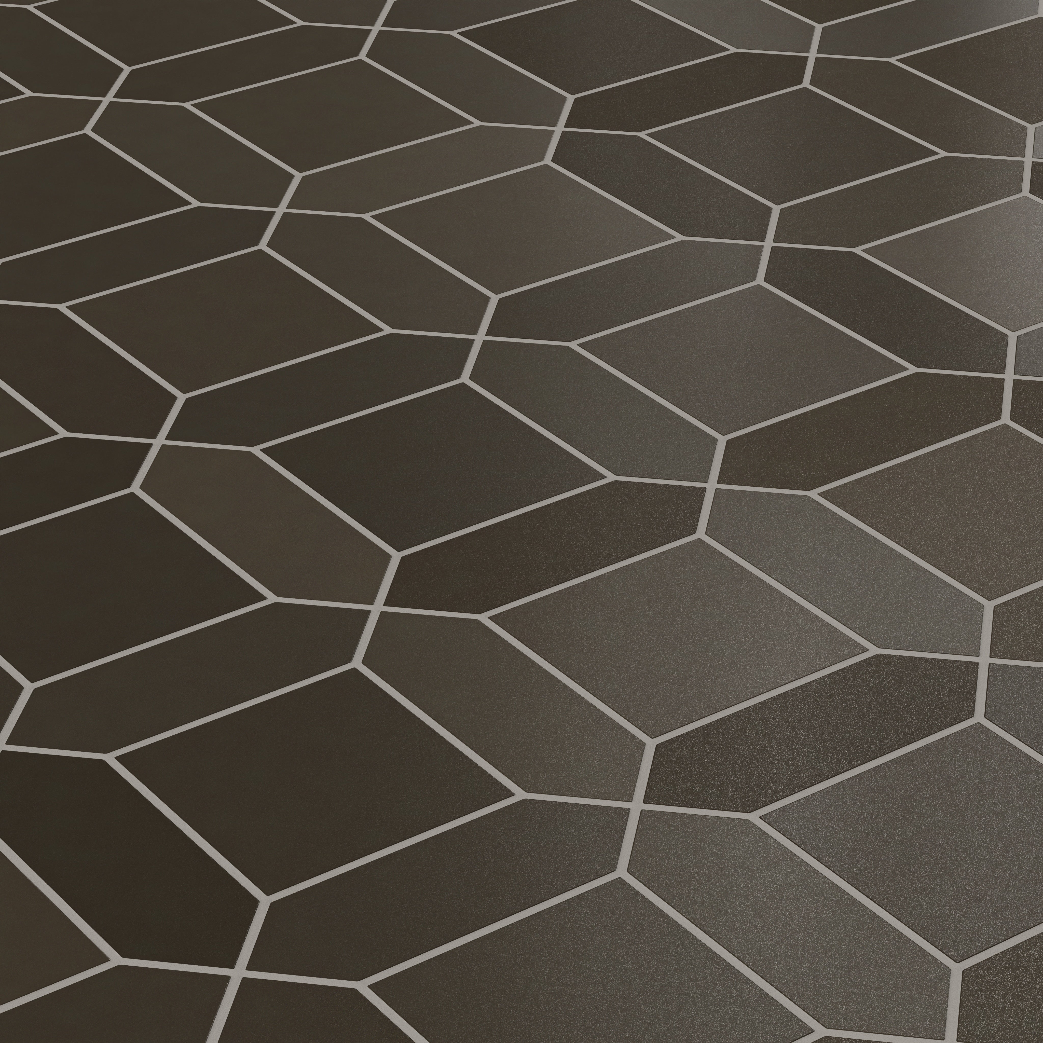 Atrium Original Ceramic Tile in Graphite