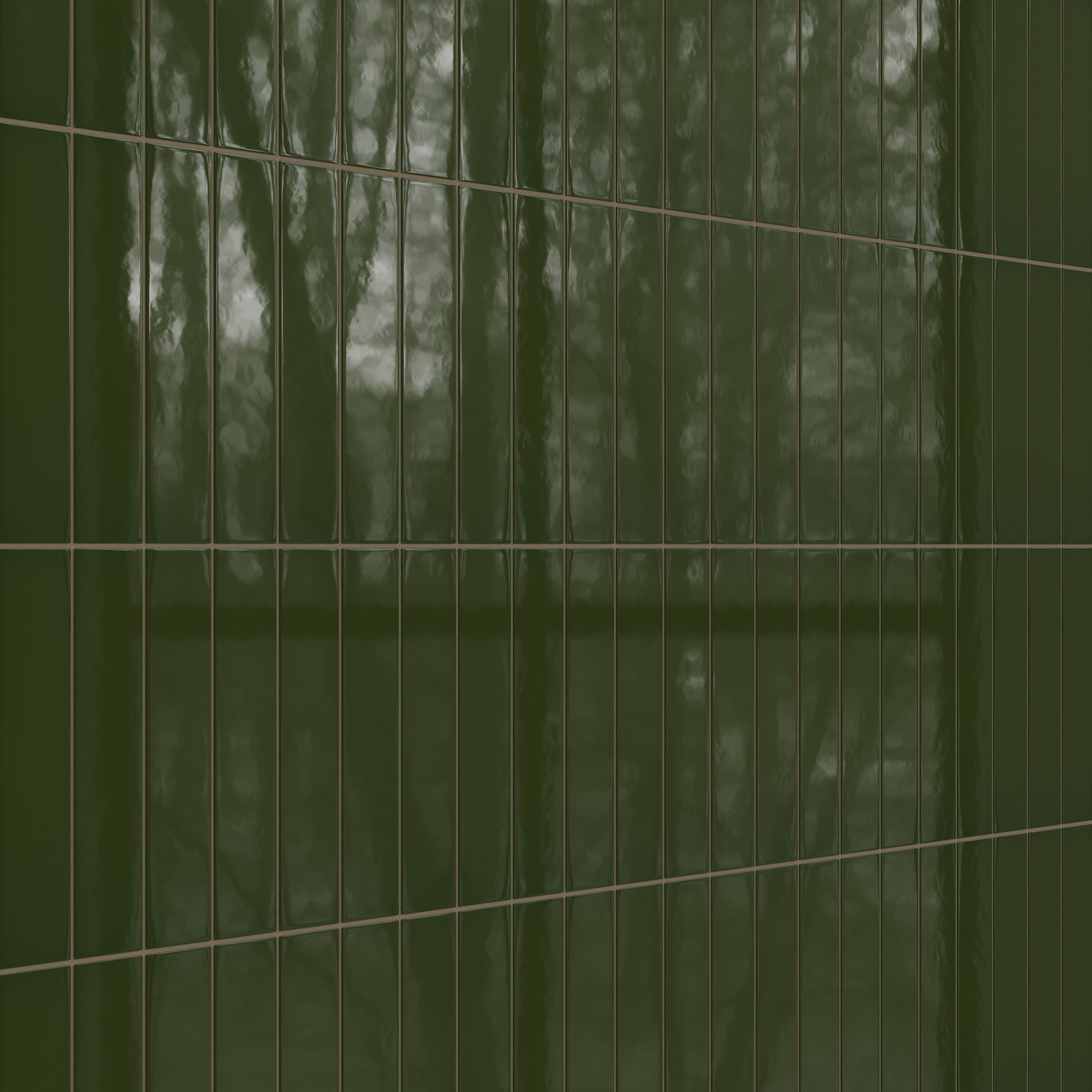 3x12 Natural Press Ceramic Tile in Green Apatite Gloss