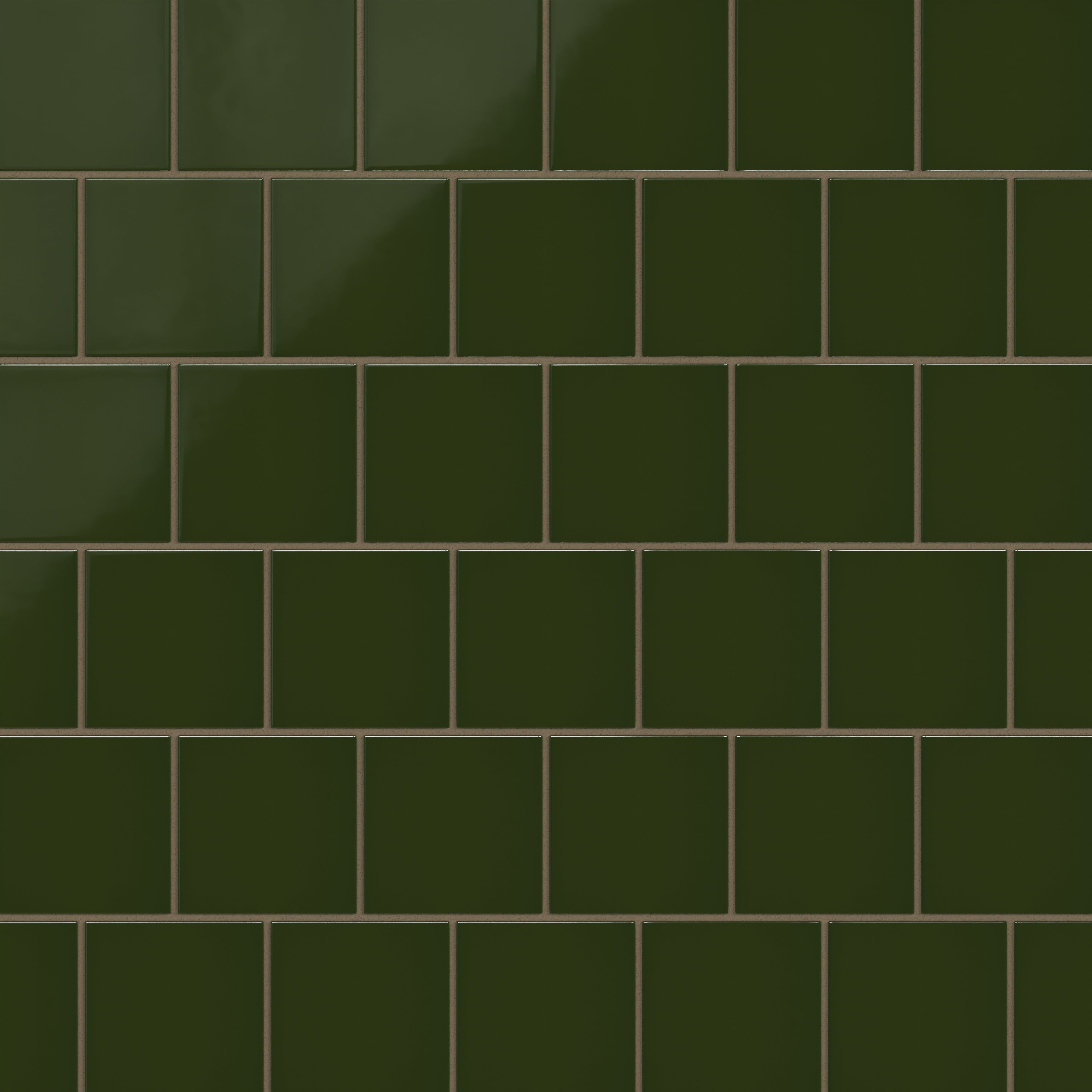4x4 Natural Press Ceramic Tile in Green Apatite Gloss