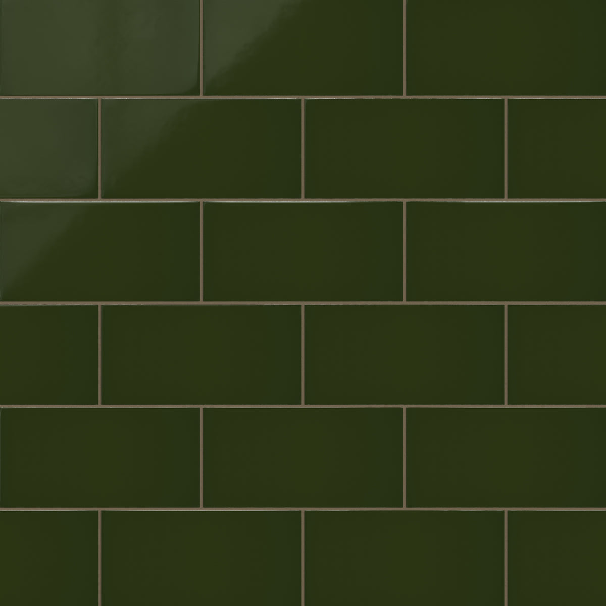 6x12 Natural Press Ceramic Tile in Green Apatite Gloss