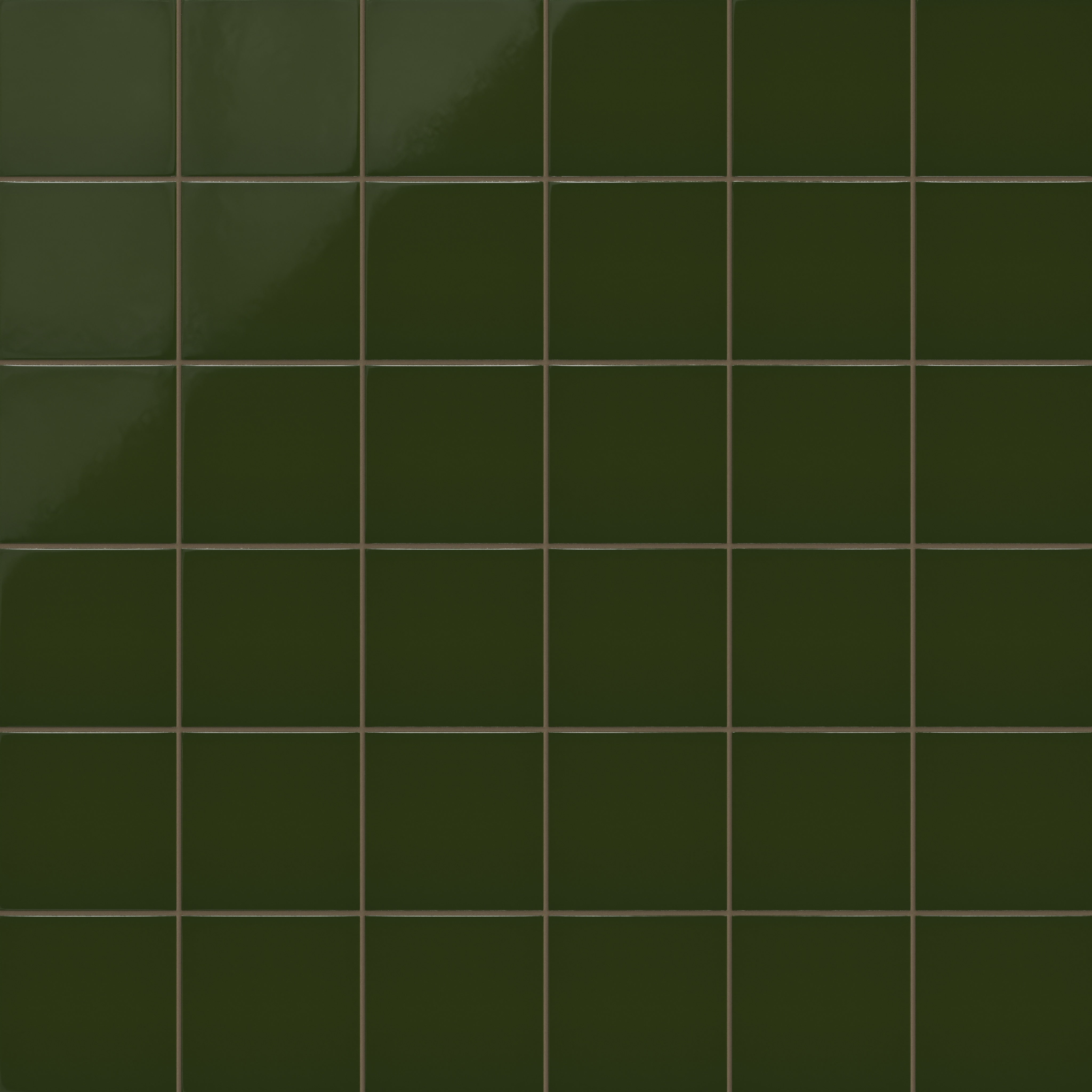 6x6 Natural Press Ceramic Tile in Green Apatite Gloss