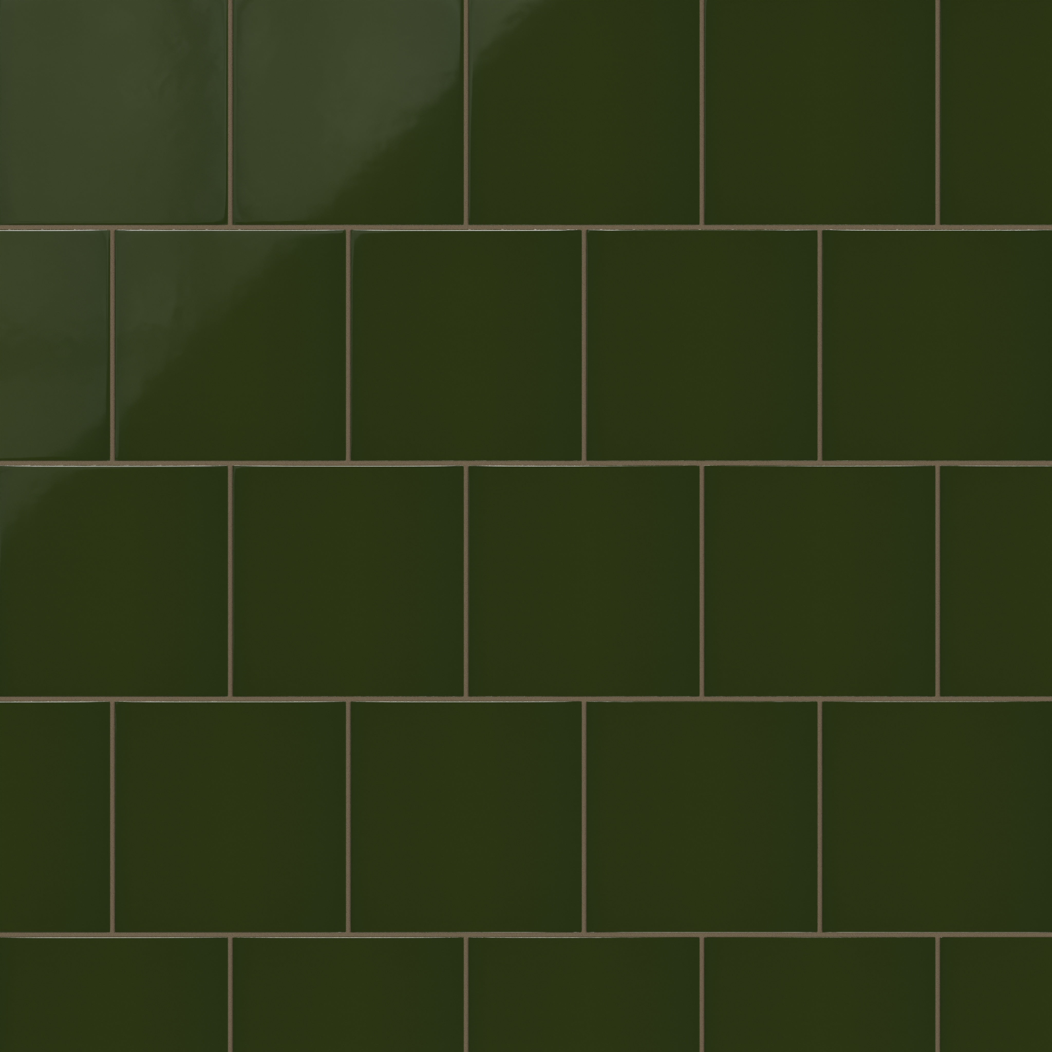8x8 Natural Press Ceramic Tile in Green Apatite Gloss