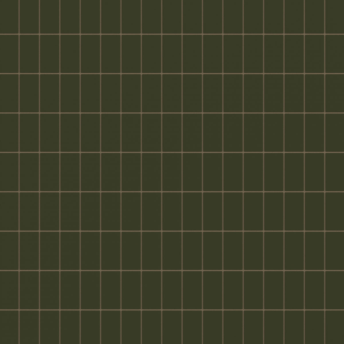 2x4 Straight Set Sheeted Natural Press Ceramic Mosaic Tile in Green Apatite Matte