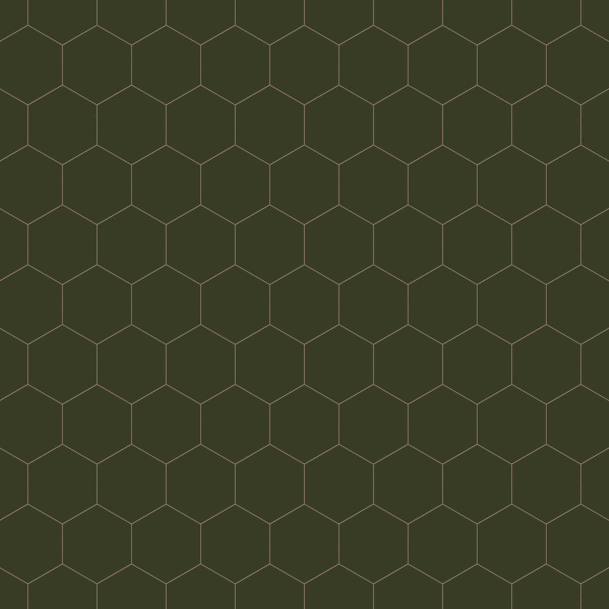 8" Hexagon Natural Press Ceramic Tile in Green Apatite Matte