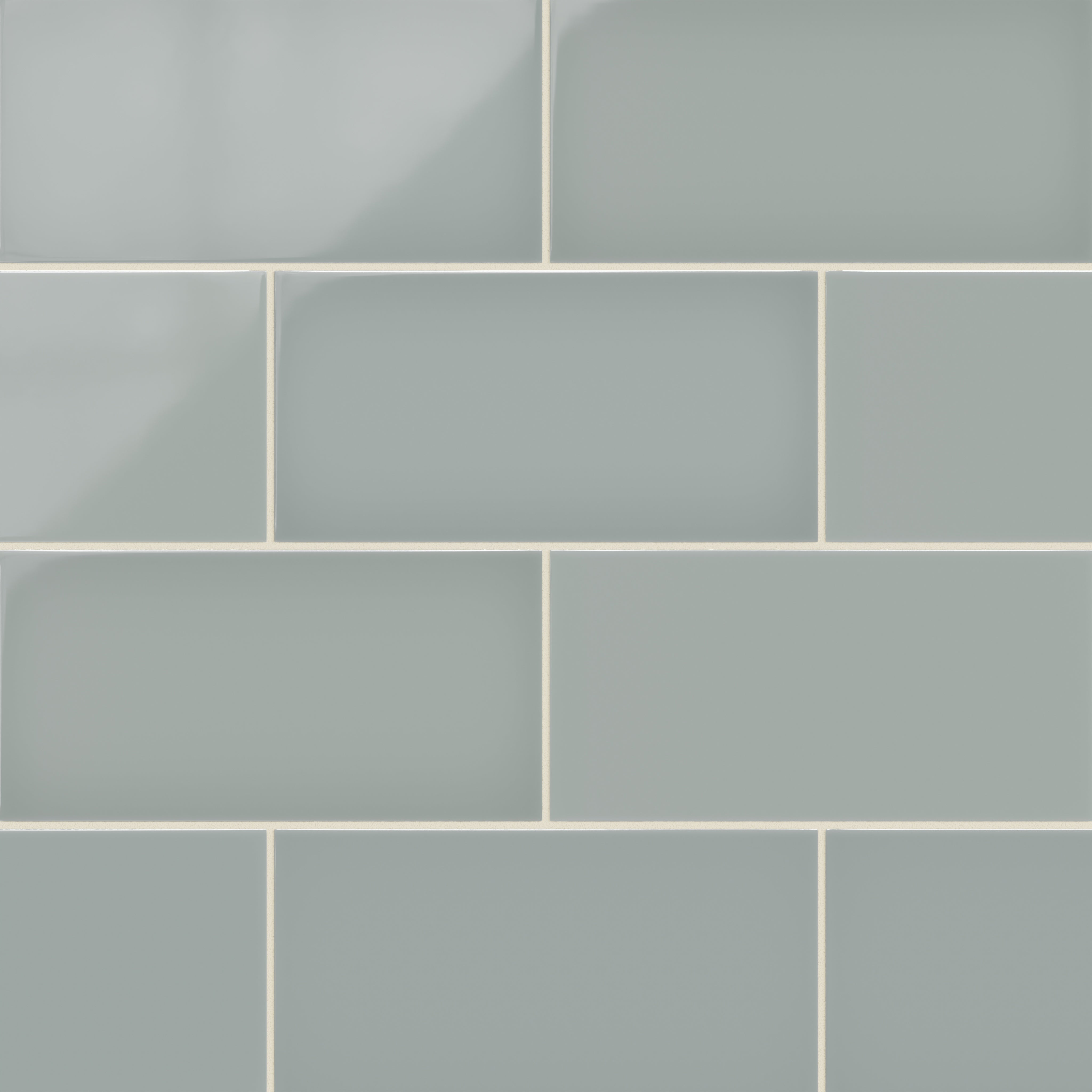 6x12 Natural Press Ceramic Tile in Hood River Gloss
