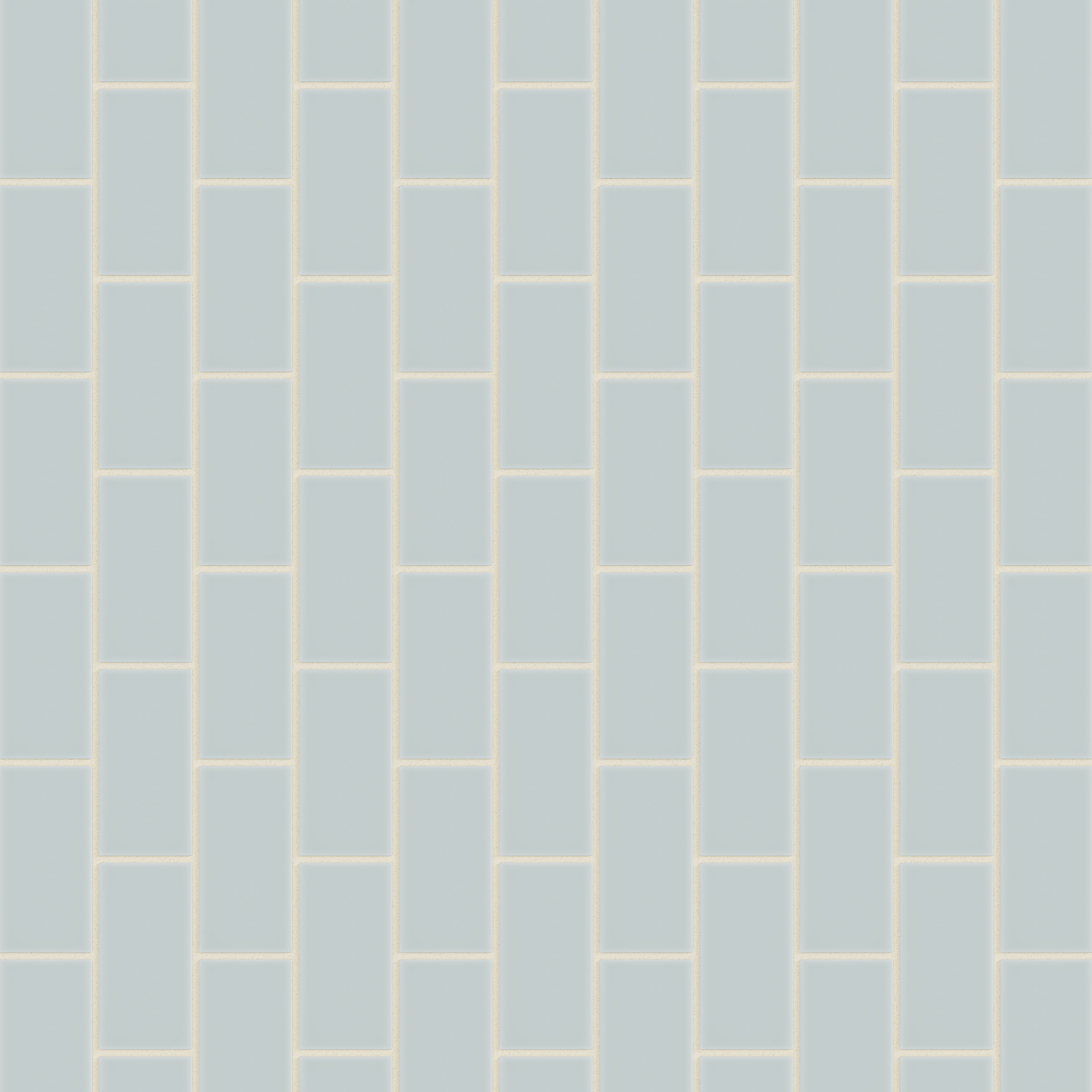 2x4 Half Offset Sheeted Natural Press Ceramic Mosaic Tile in Hood River Matte