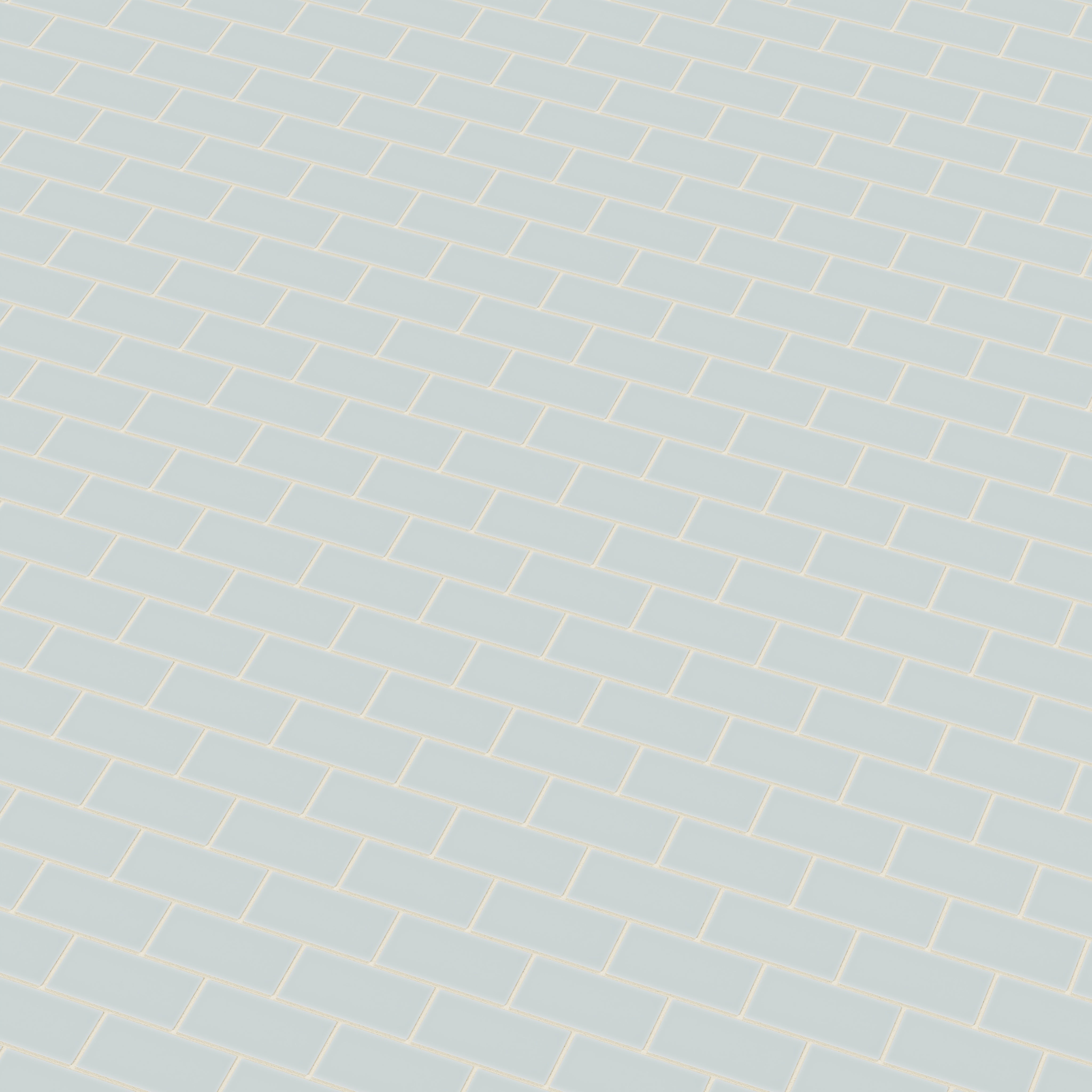 2x4 Half Offset Sheeted Natural Press Ceramic Mosaic Tile in Hood River Matte