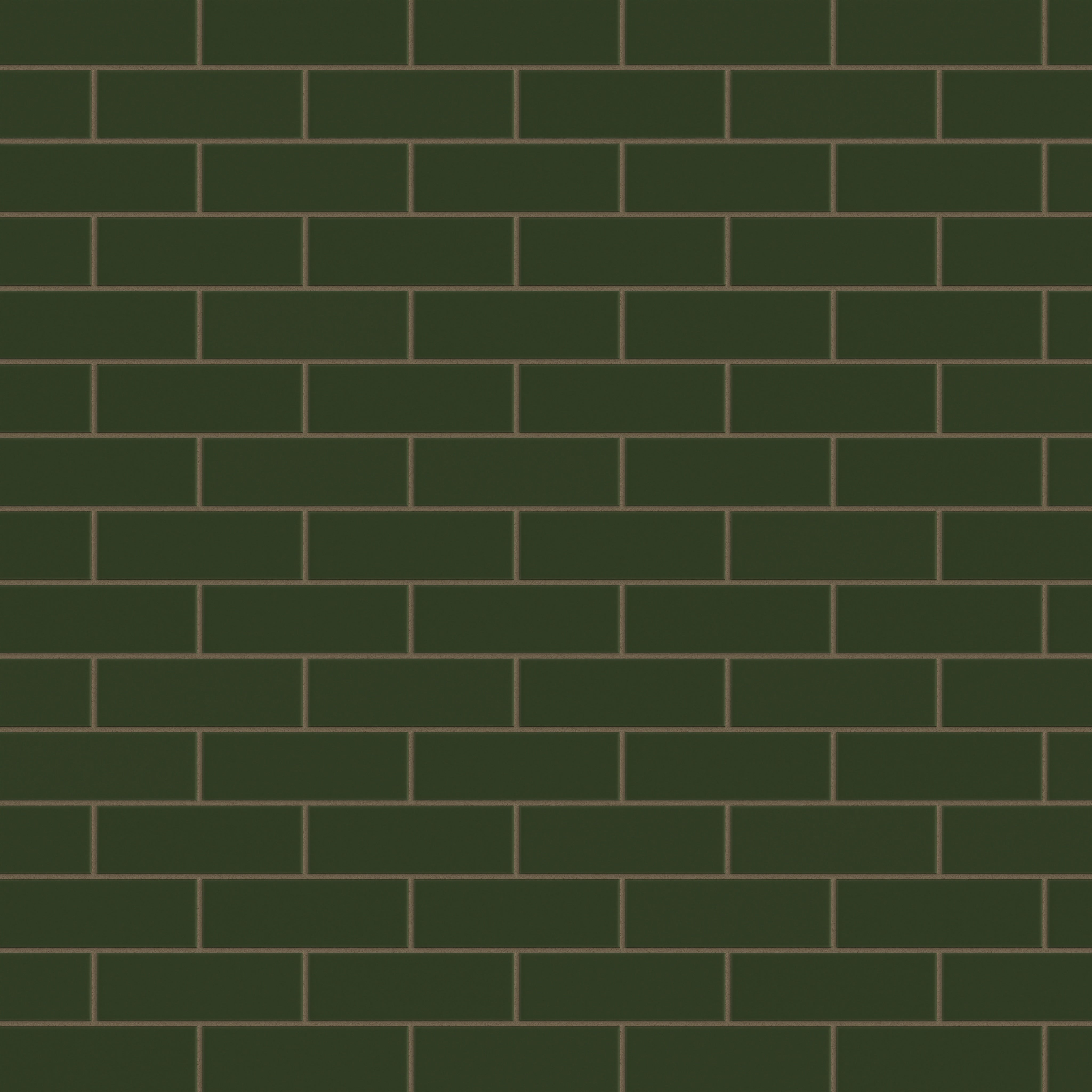 2x6 Original Ceramic Tile in Hunter Green Matte