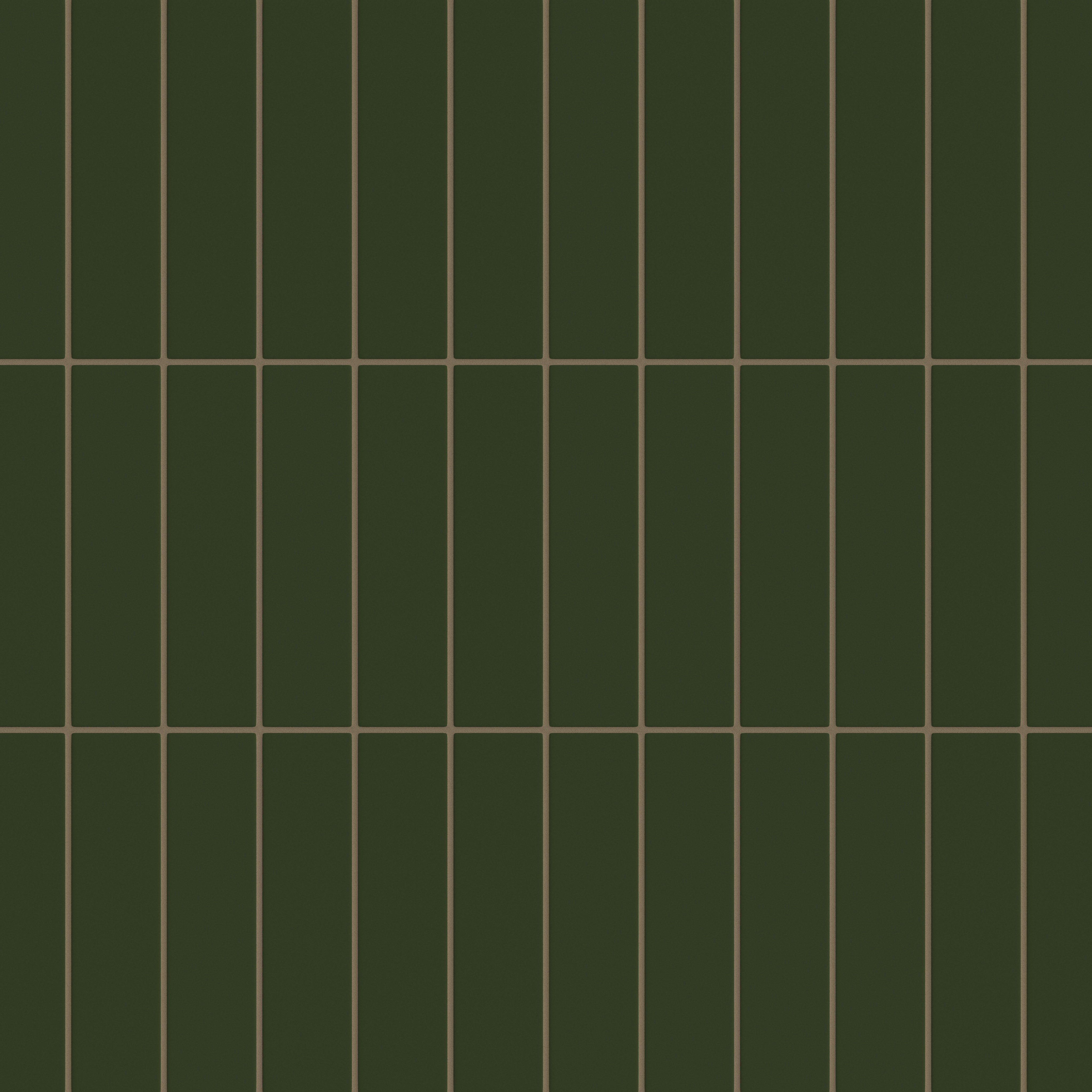 3x12 Original Ceramic Tile in Hunter Green Matte