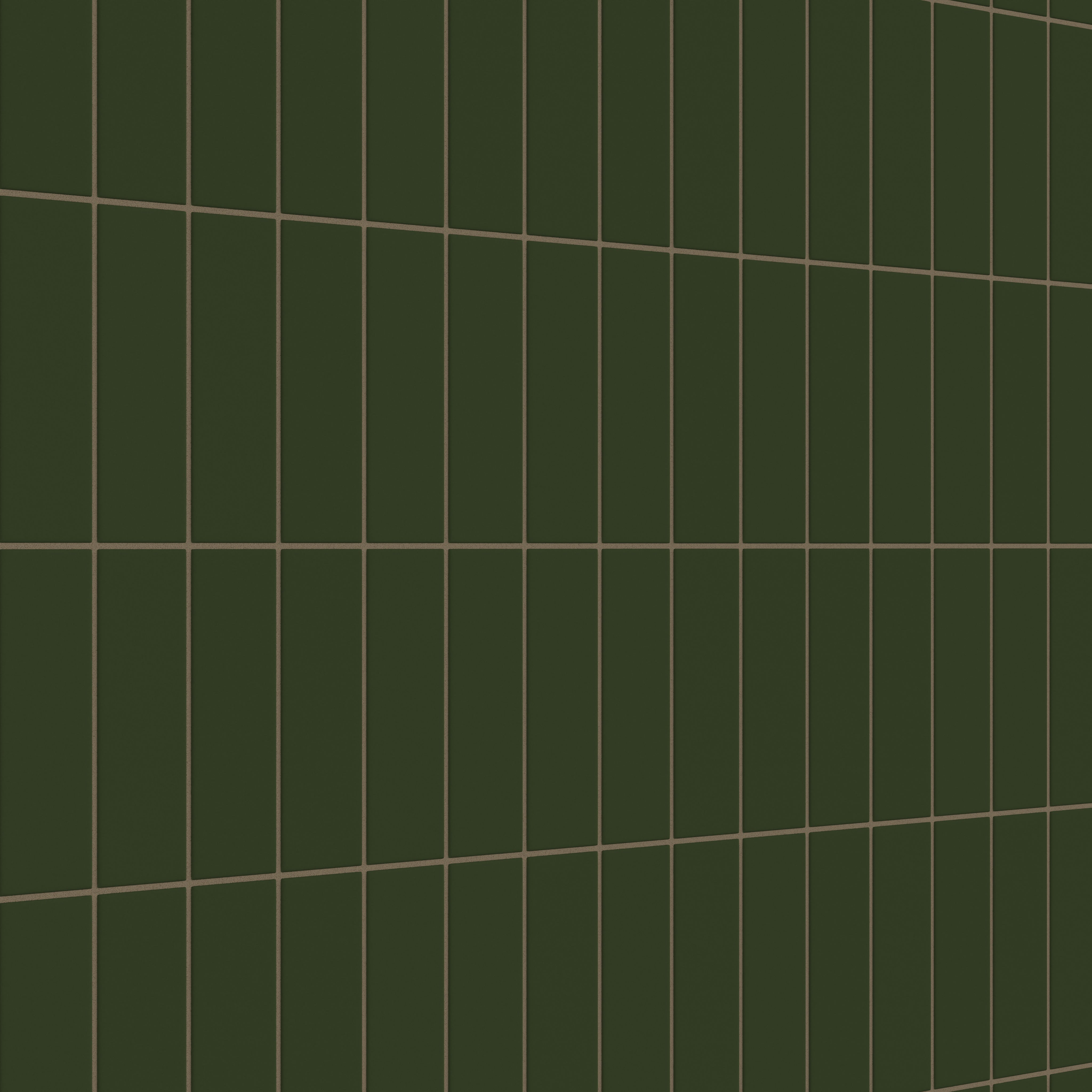 3x9 Original Ceramic Tile in Hunter Green Matte