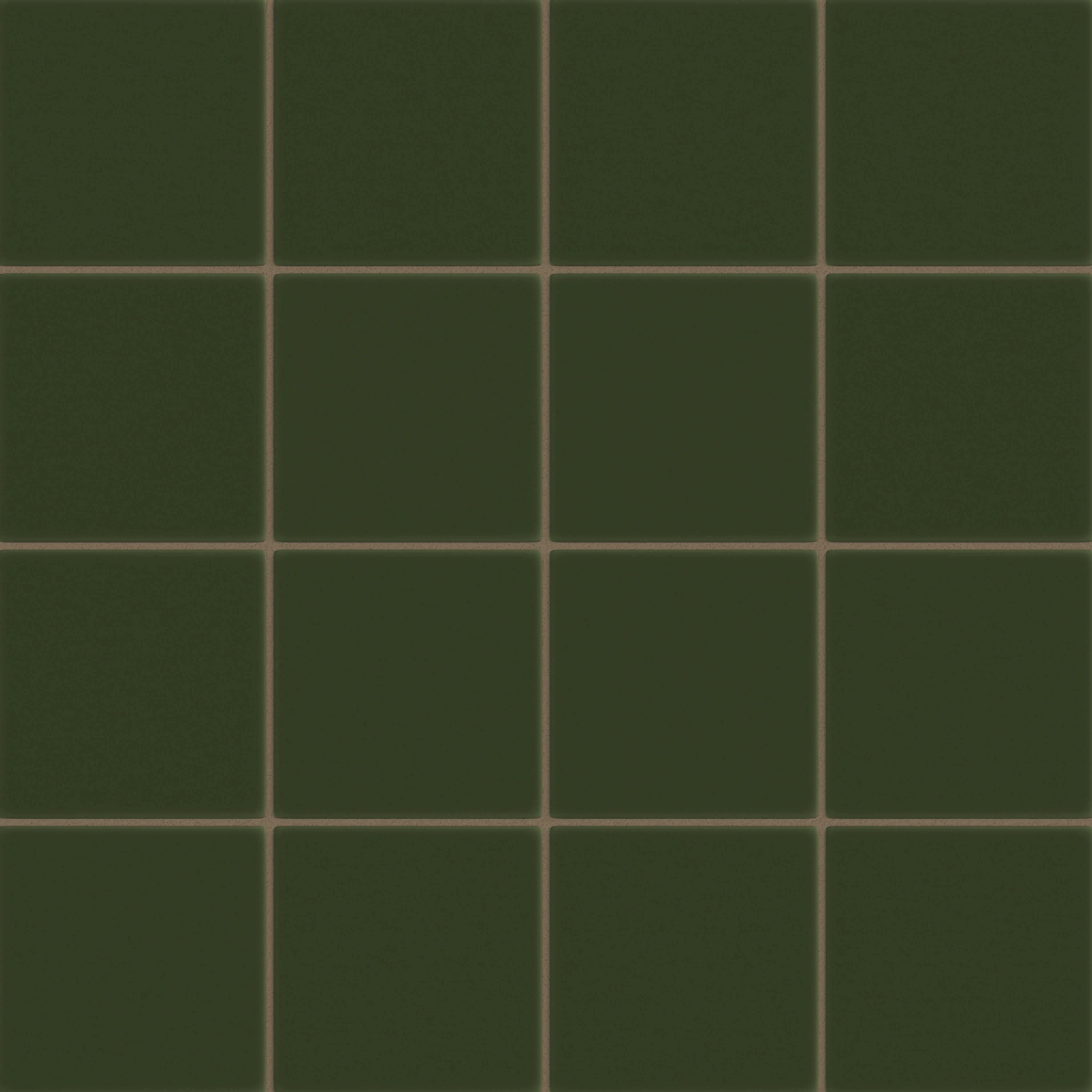 6x6 Original Ceramic Tile in Hunter Green Matte