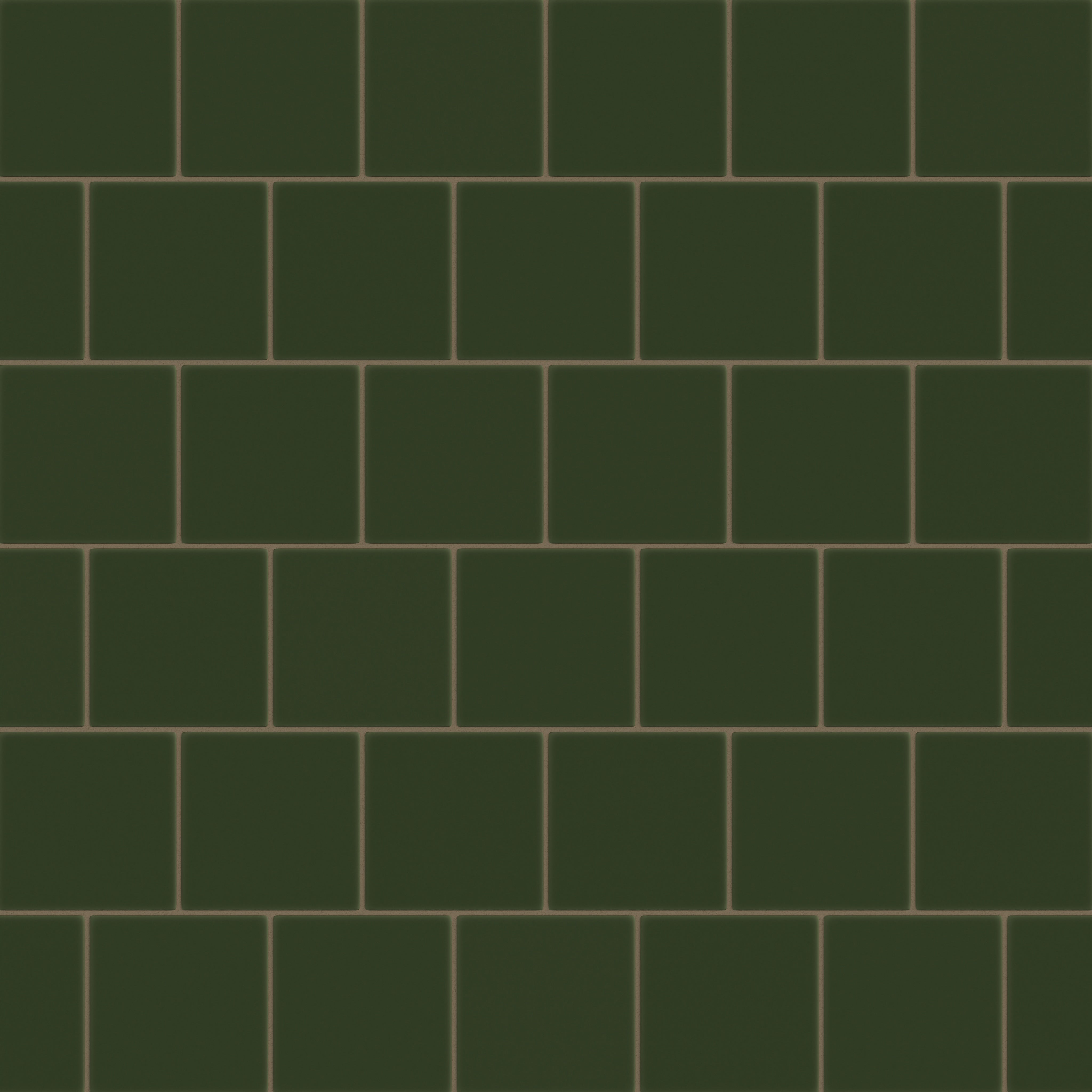 6x6 Original Ceramic Tile in Hunter Green Matte