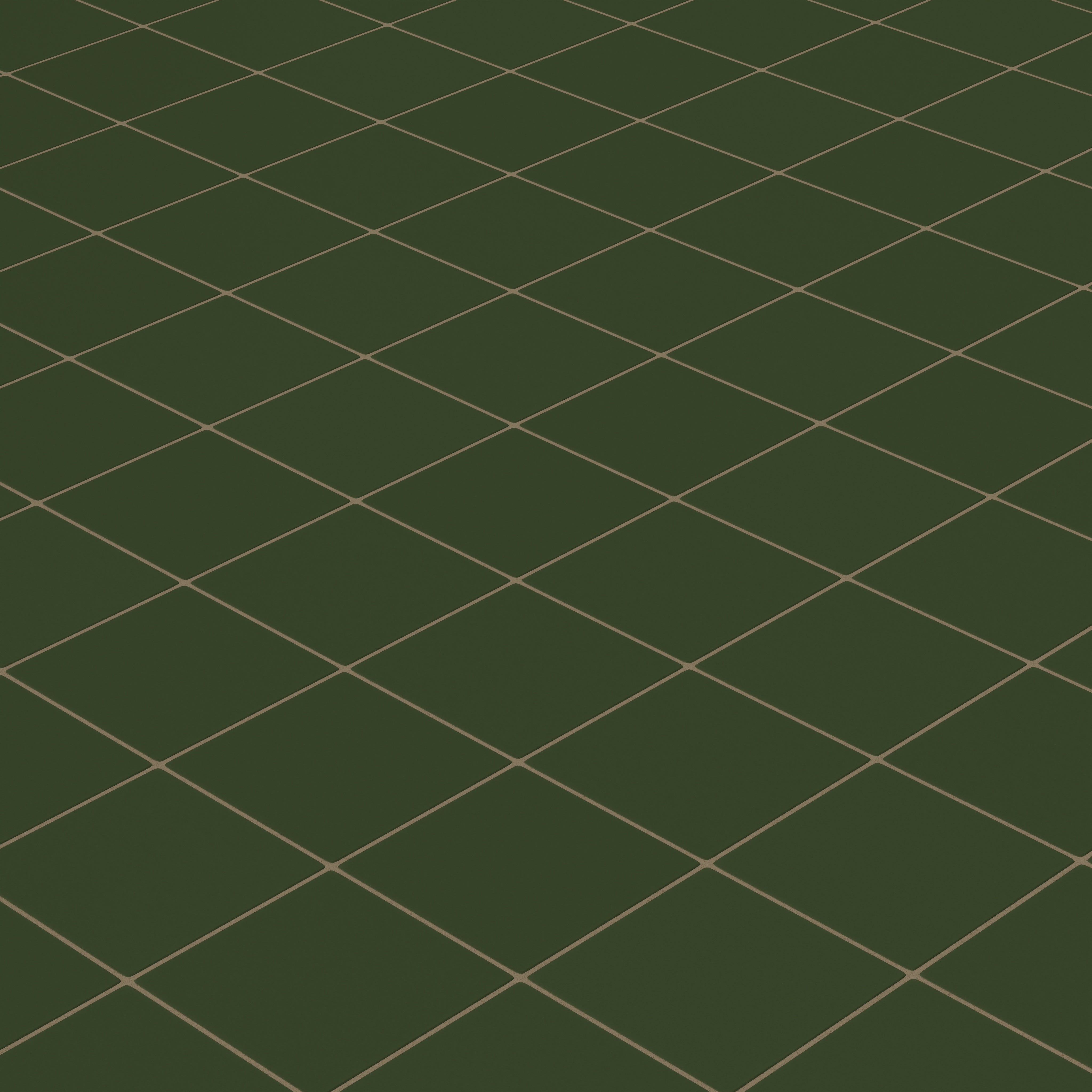 8x8 Original Ceramic Tile in Hunter Green Matte