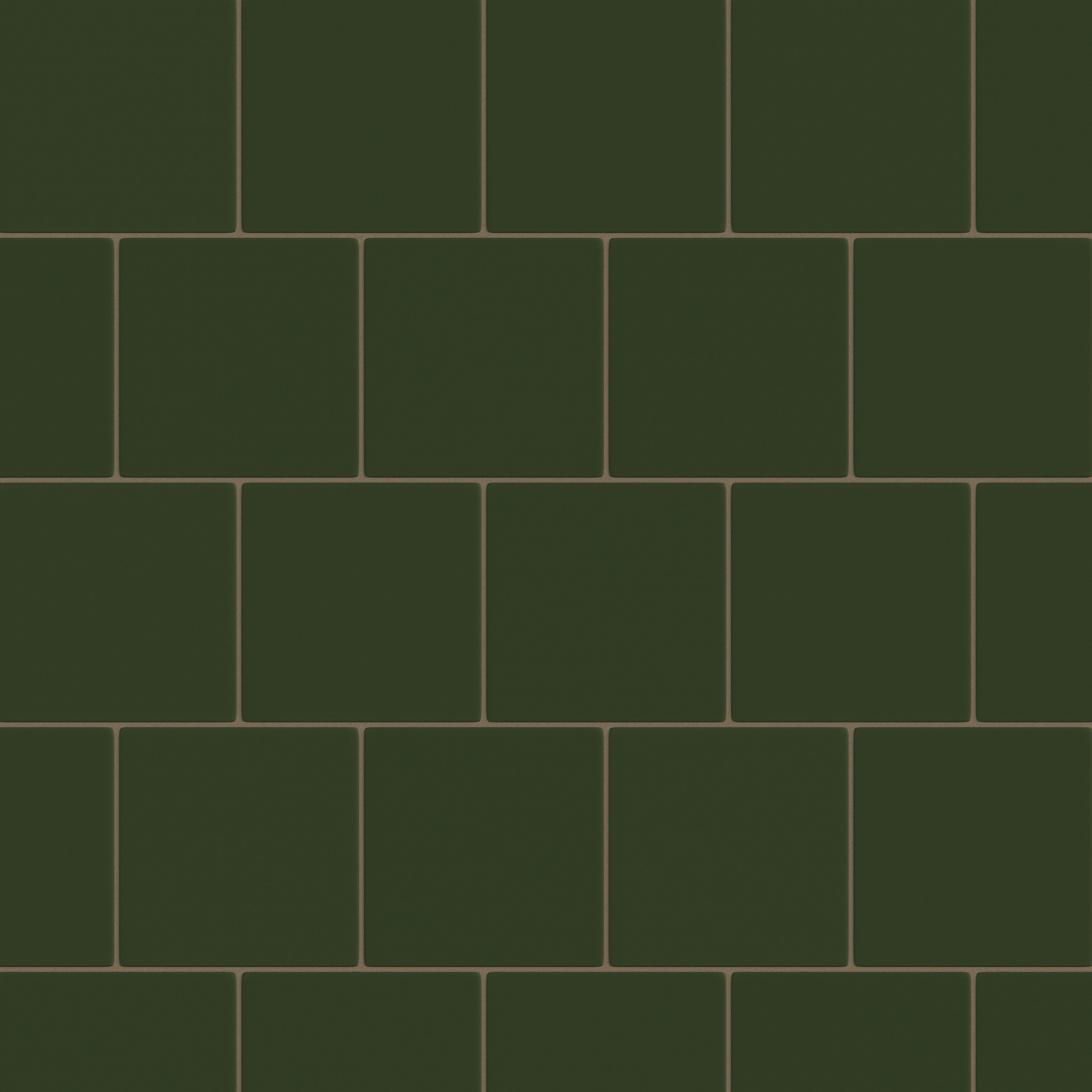 8x8 Original Ceramic Tile in Hunter Green Matte