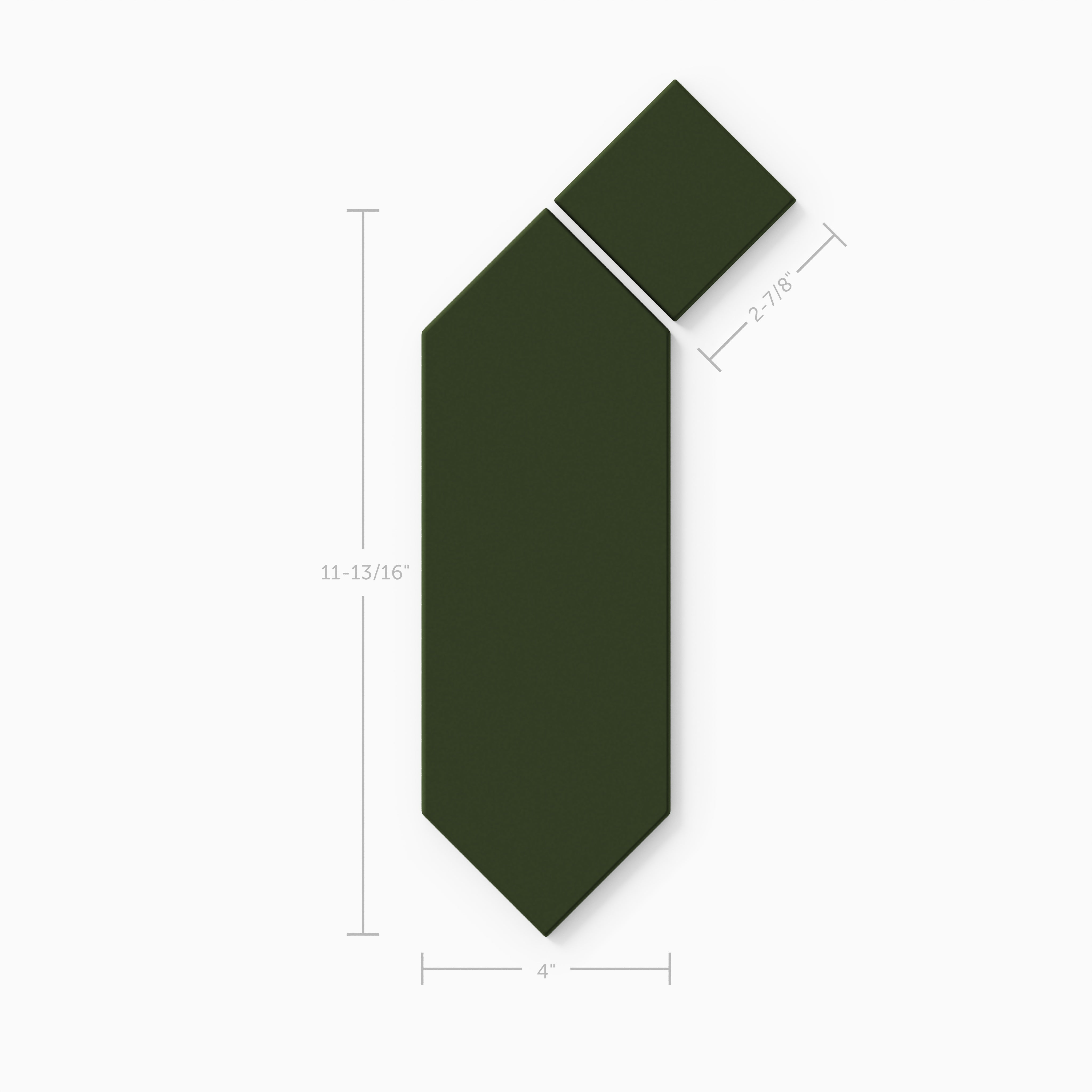 Mission Original Ceramic Tile in Hunter Green Matte