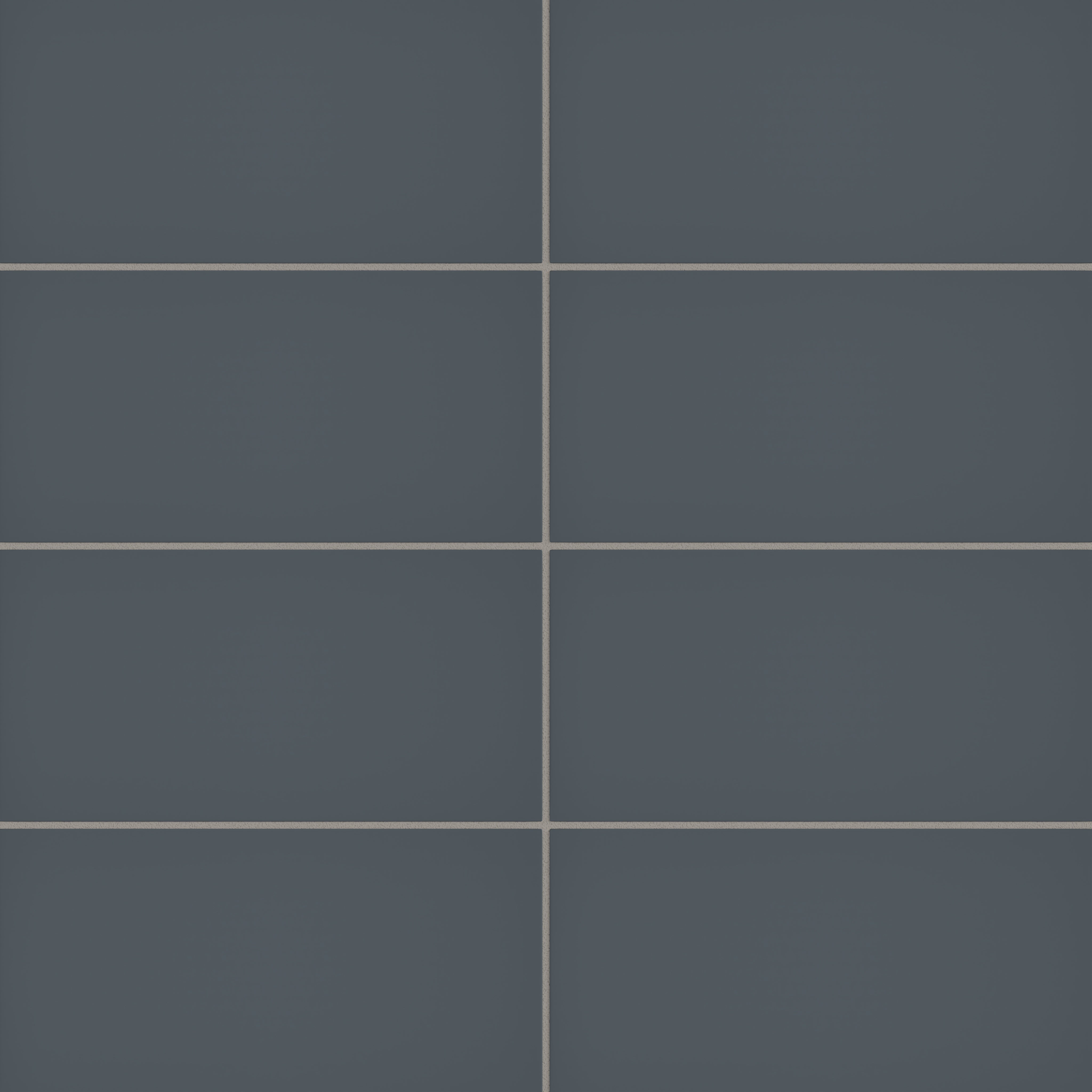 6x12 Natural Press Ceramic Tile in Indigo Matte