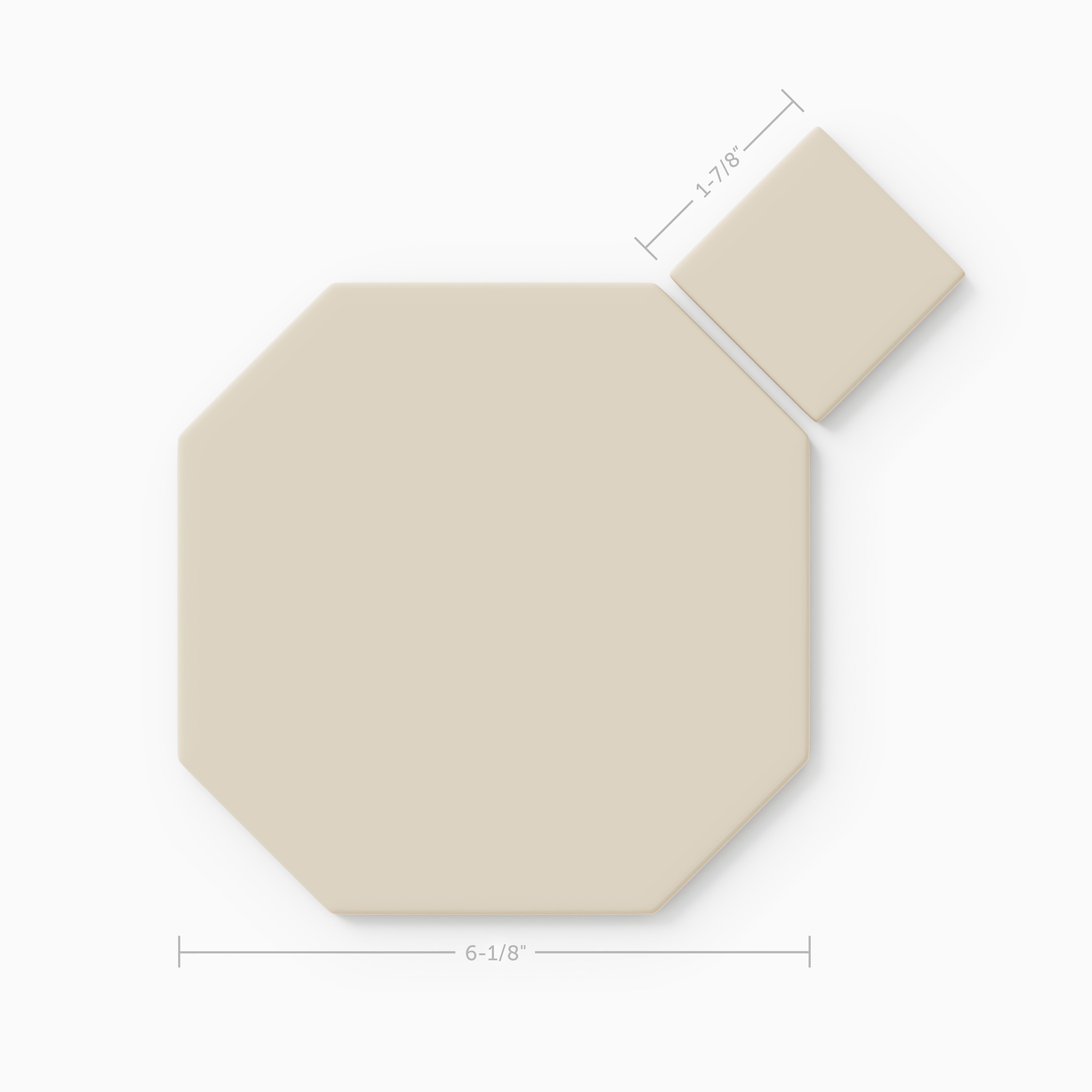 Gramercy Original Ceramic Tile in Ivory Matte