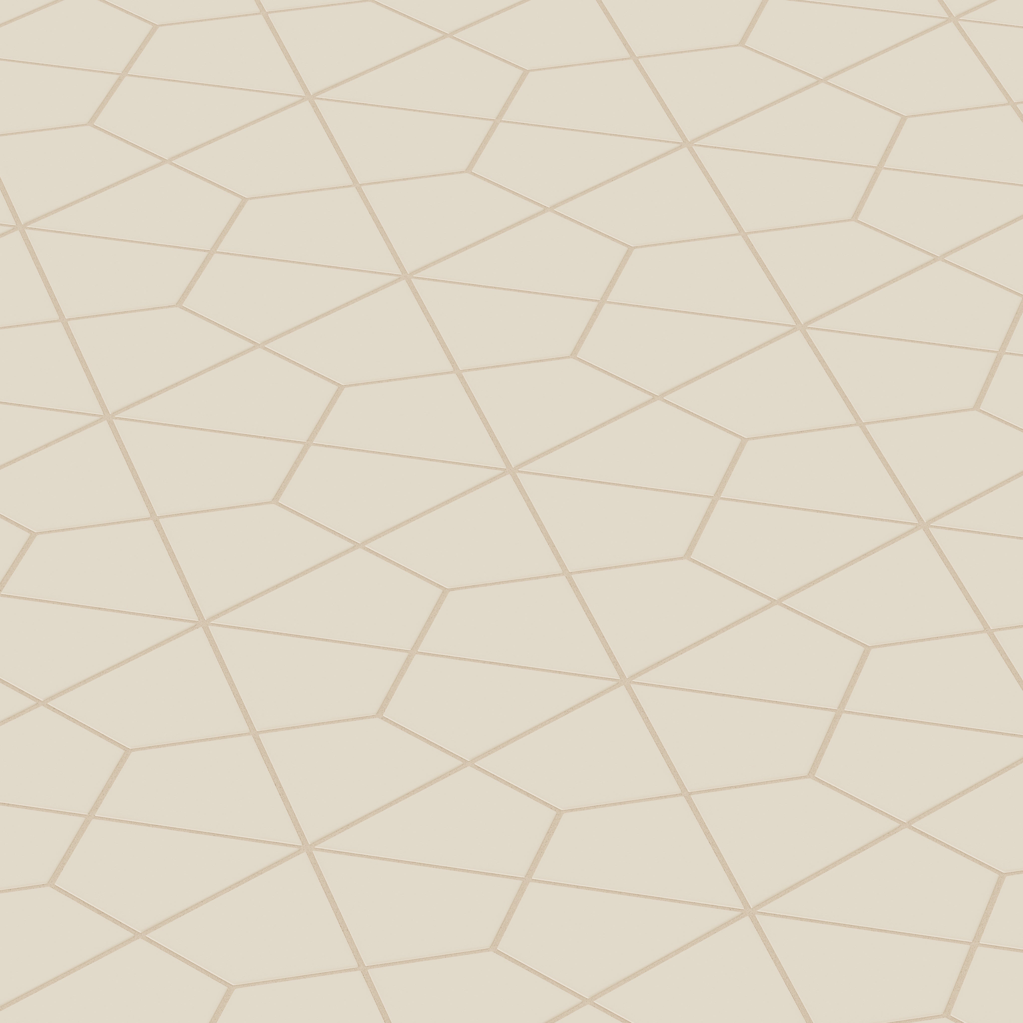 Hexite Original Ceramic Tile in Ivory Matte
