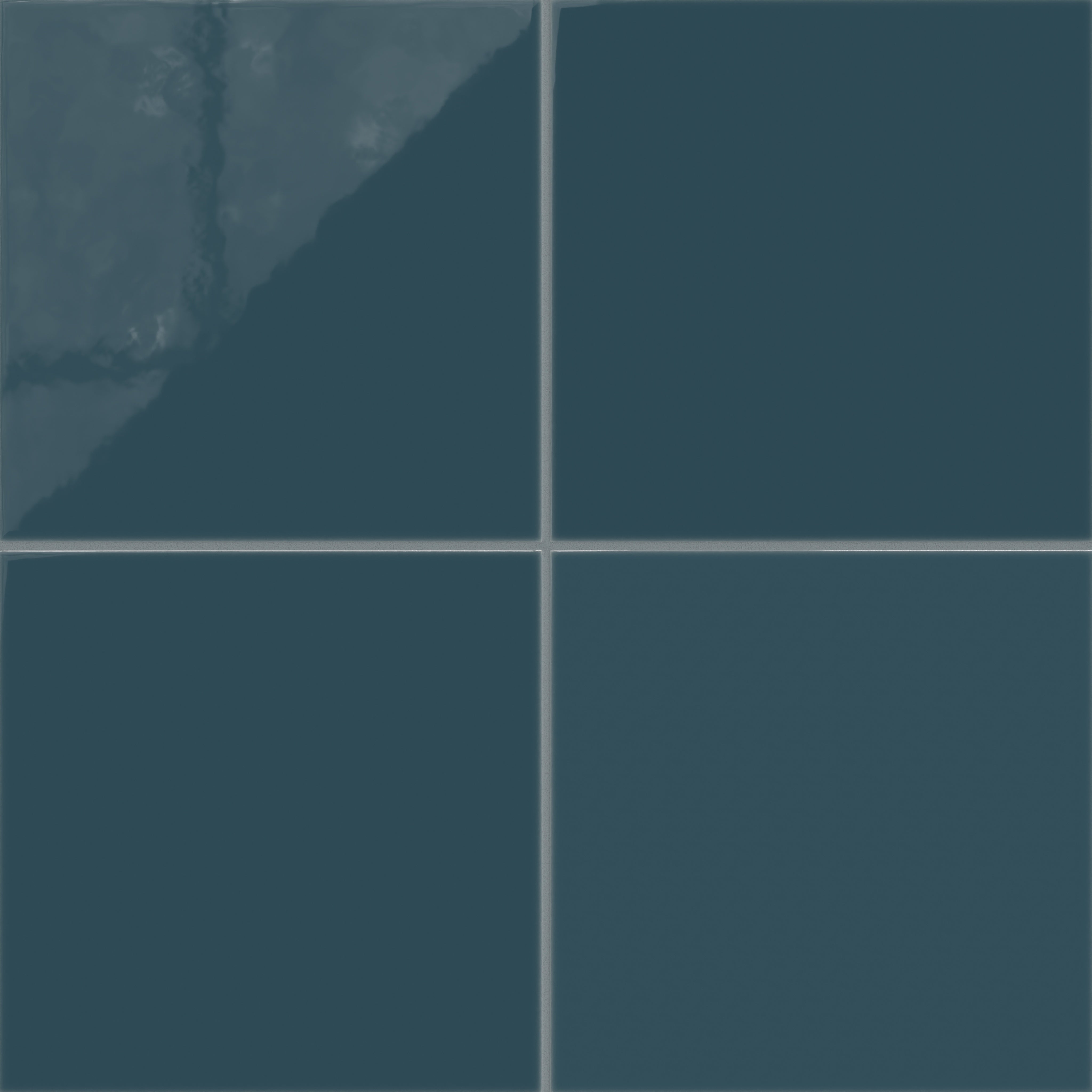 12x12 Natural Press Ceramic Tile in King Tide Gloss