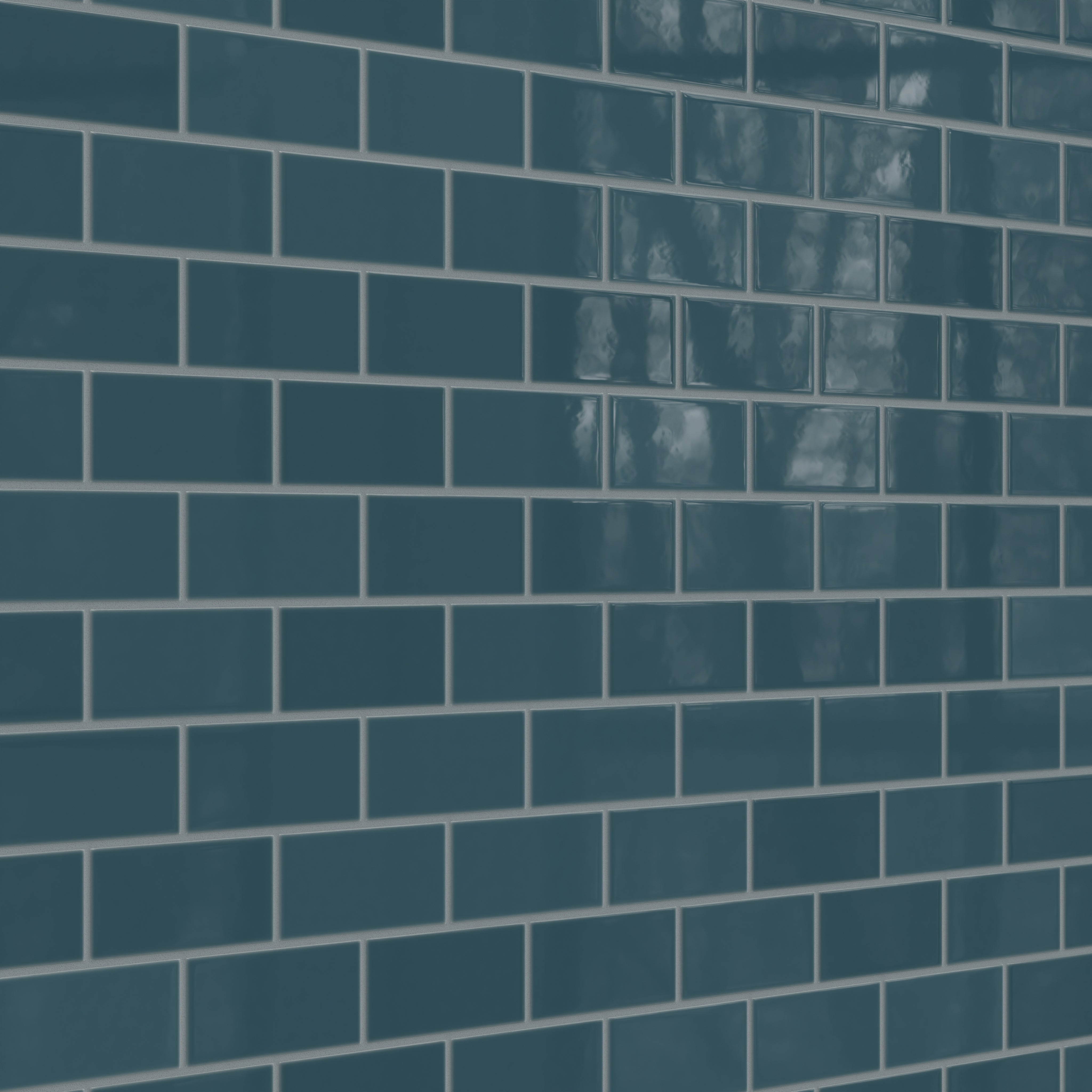 3x6 Natural Press Ceramic Tile in King Tide Gloss