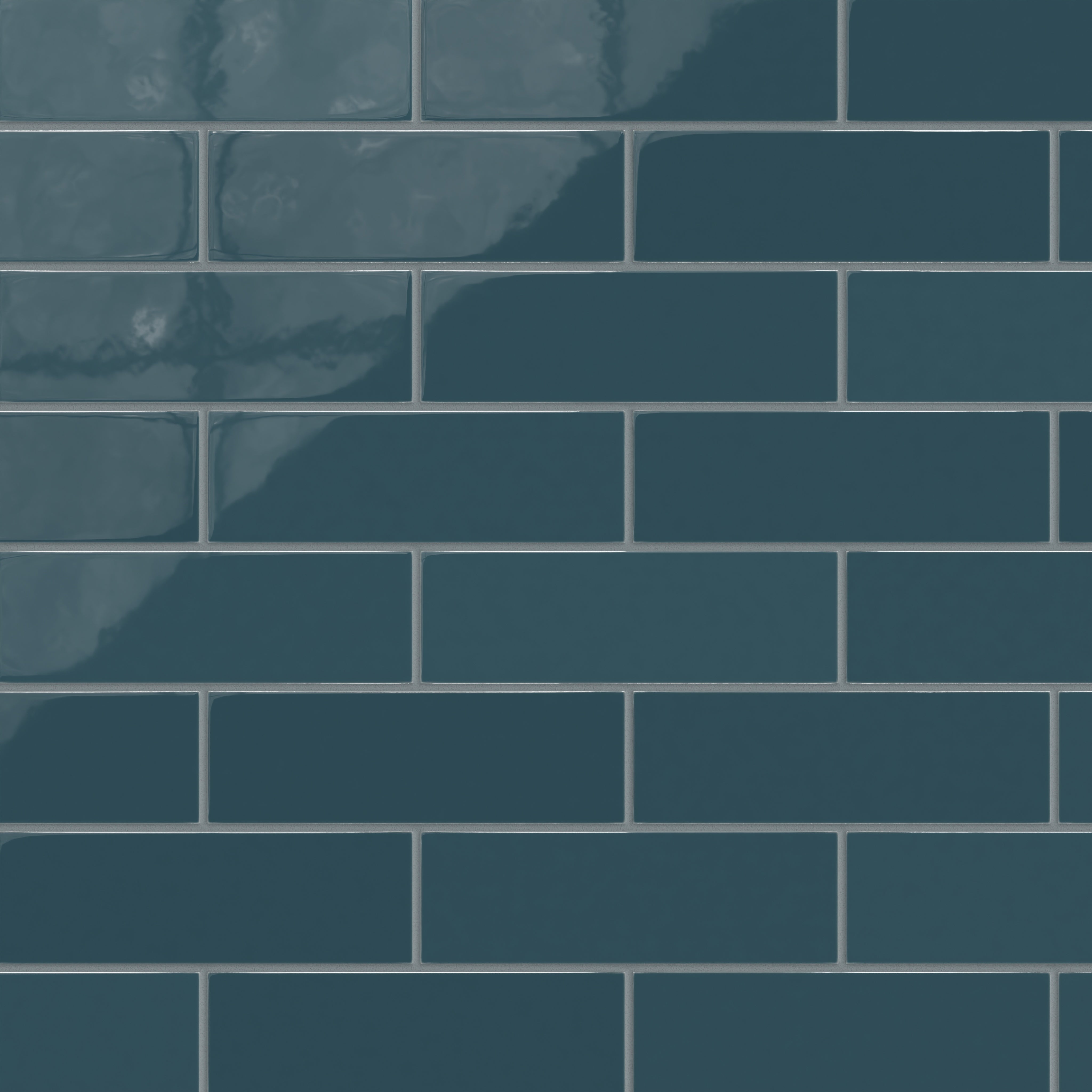 3x9 Natural Press Ceramic Tile in King Tide Gloss