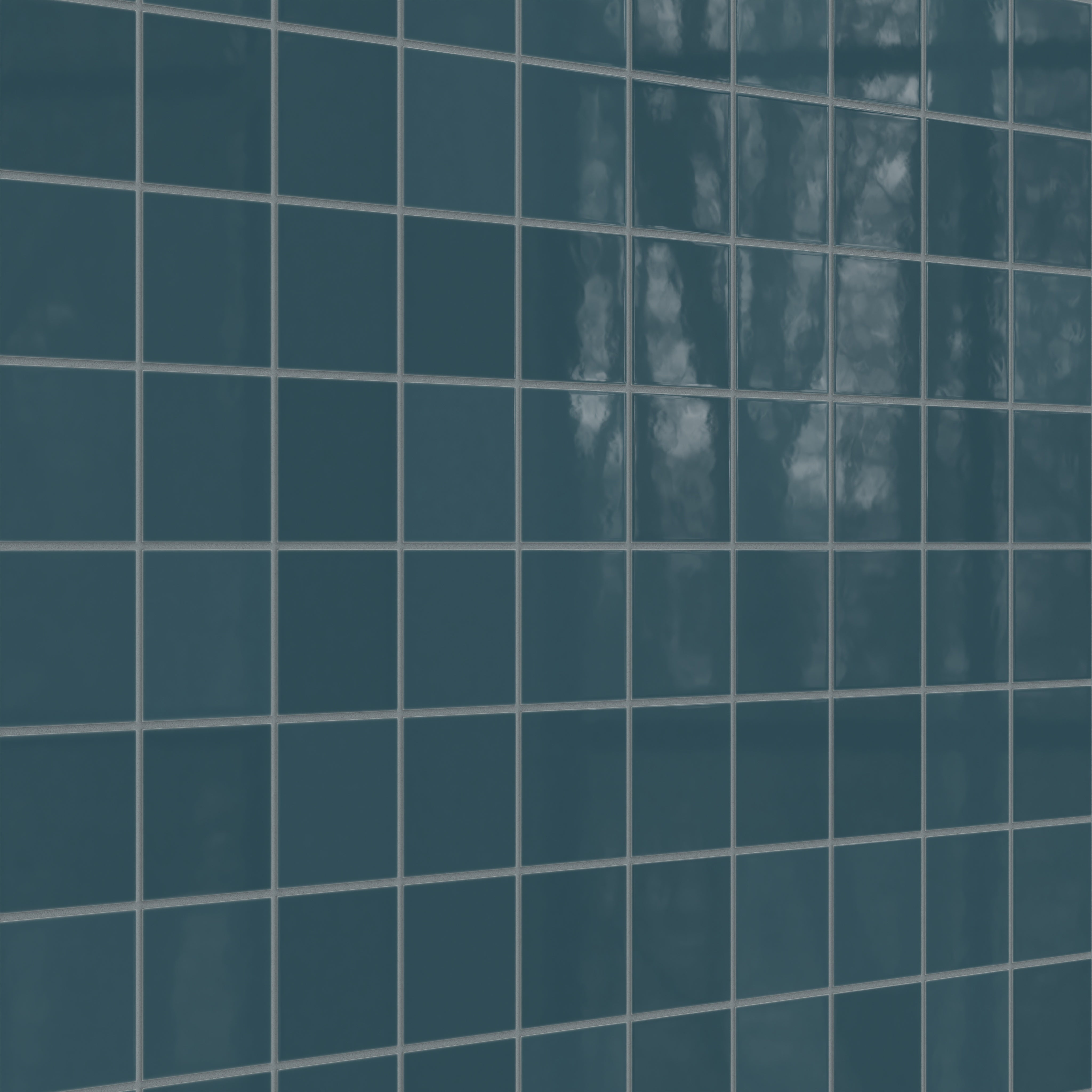 4x4 Natural Press Ceramic Tile in King Tide Gloss