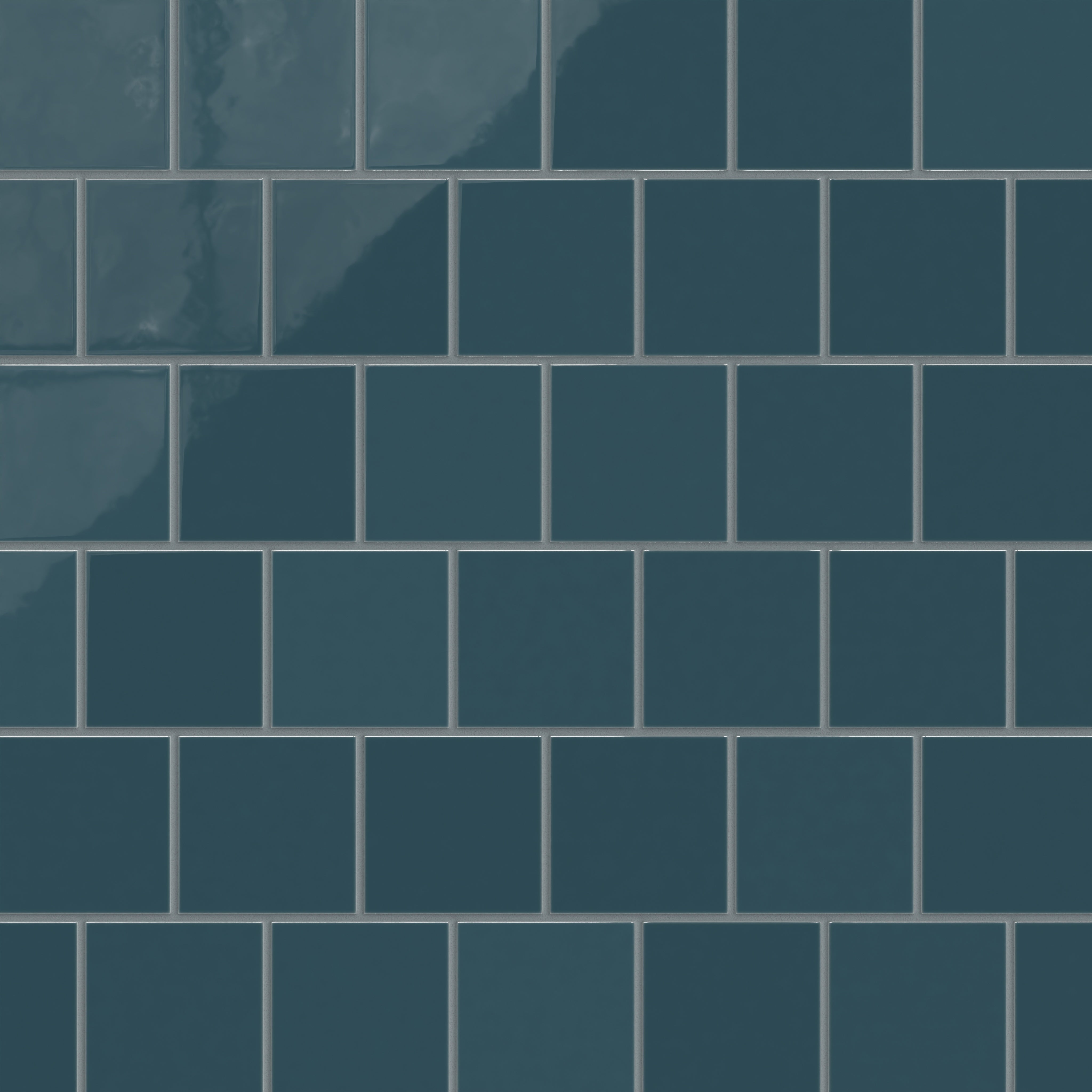 4x4 Natural Press Ceramic Tile in King Tide Gloss